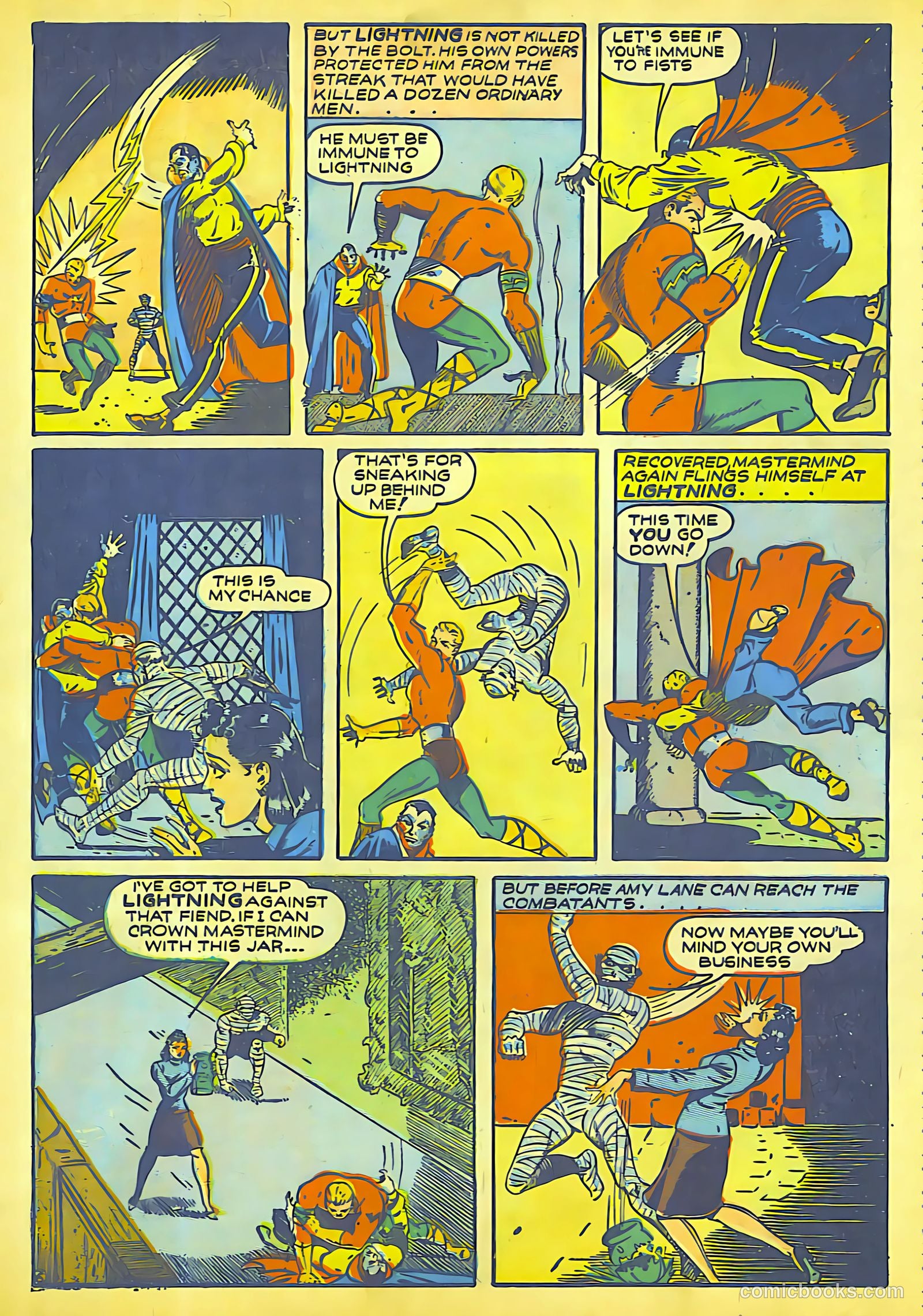 Lightning Comics #1 (1941) — page 7 of 65