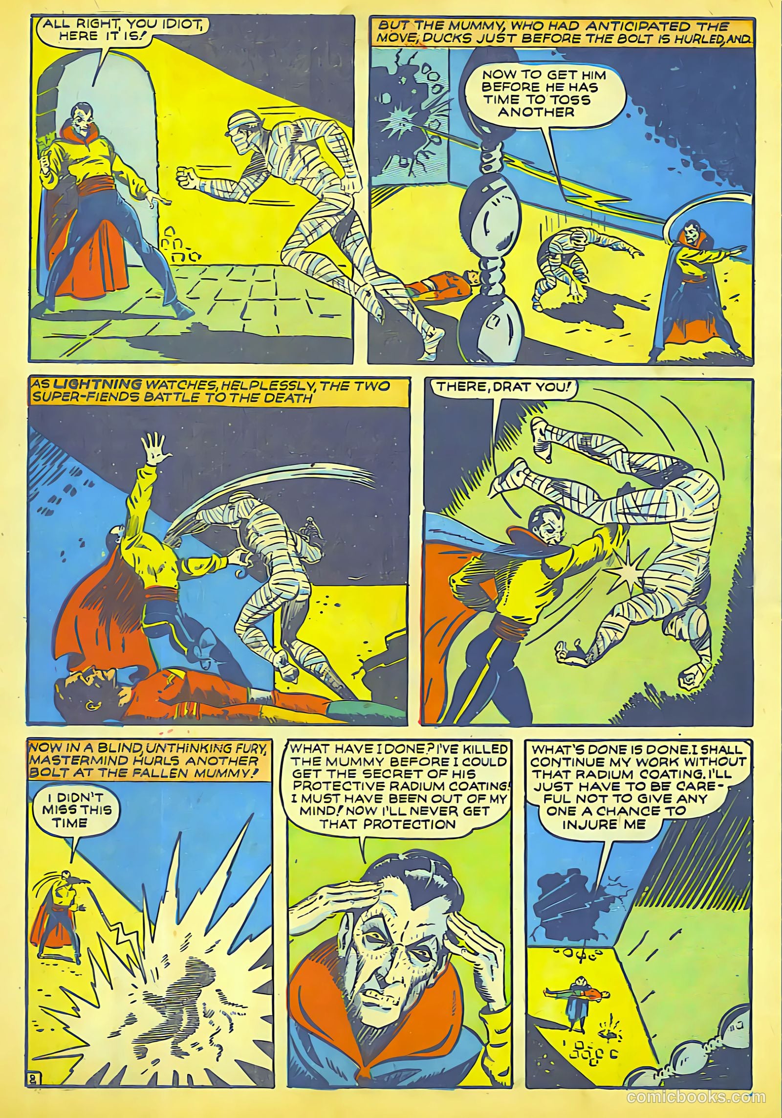 Lightning Comics #1 (1941) — page 9 of 65