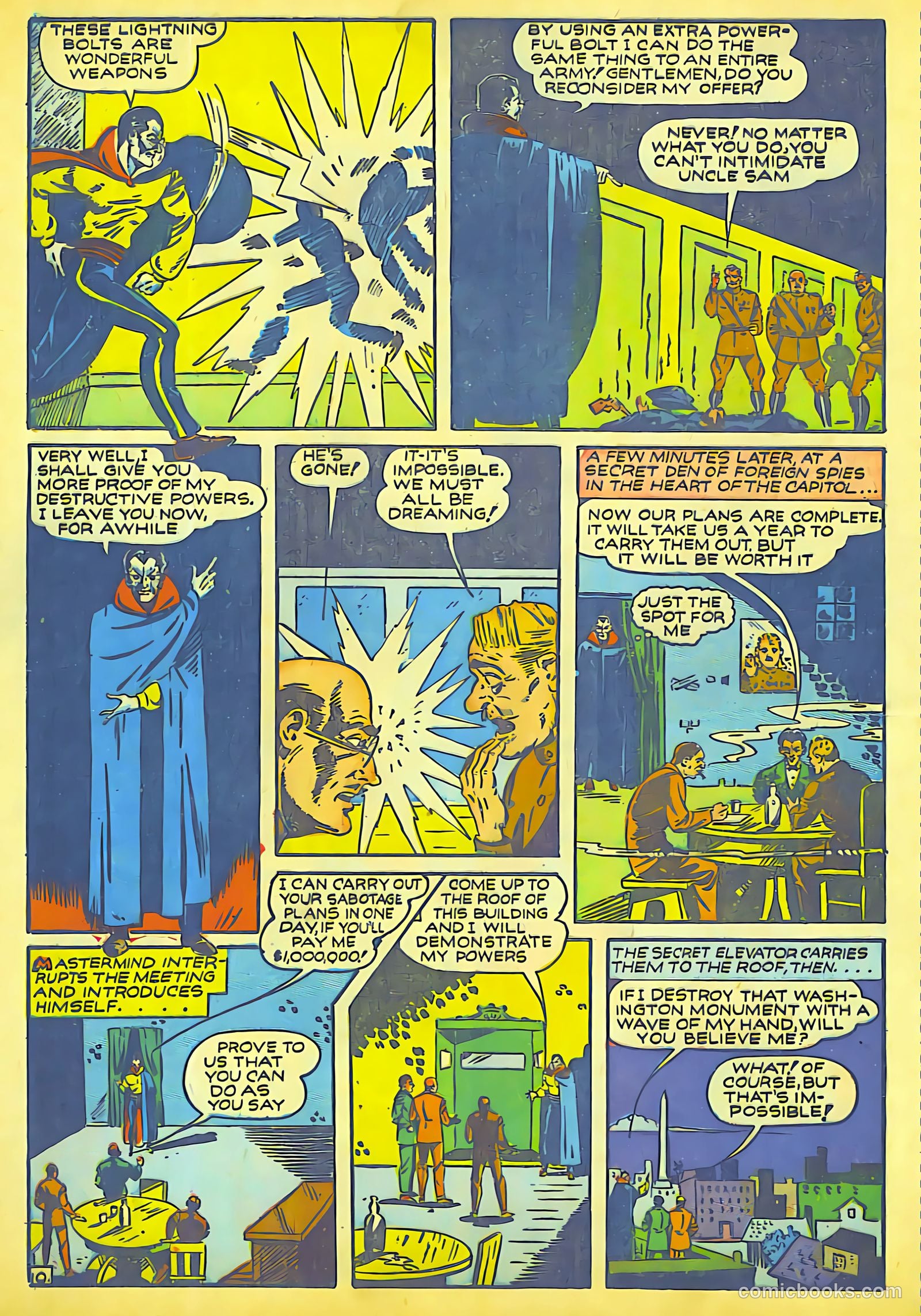 Lightning Comics #1 (1941) — page 11 of 65