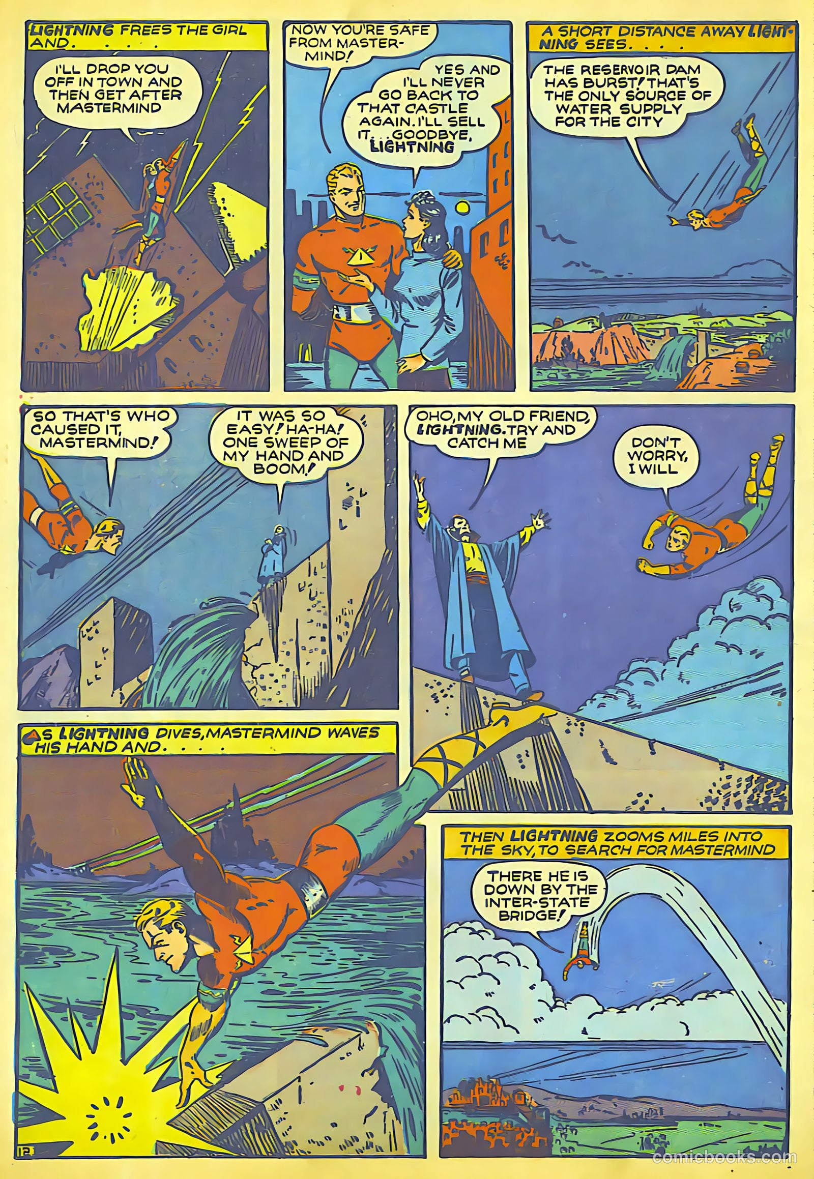 Lightning Comics #1 (1941) — page 13 of 65