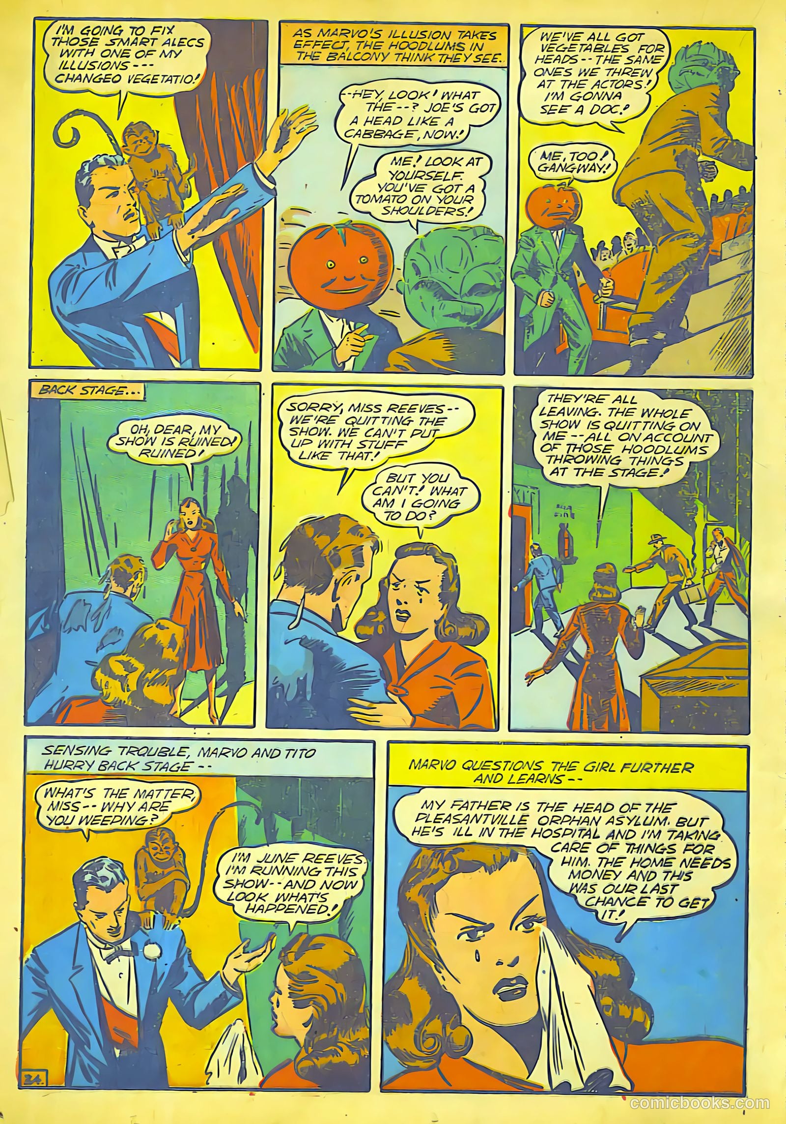 Lightning Comics #1 (1941) — page 35 of 65