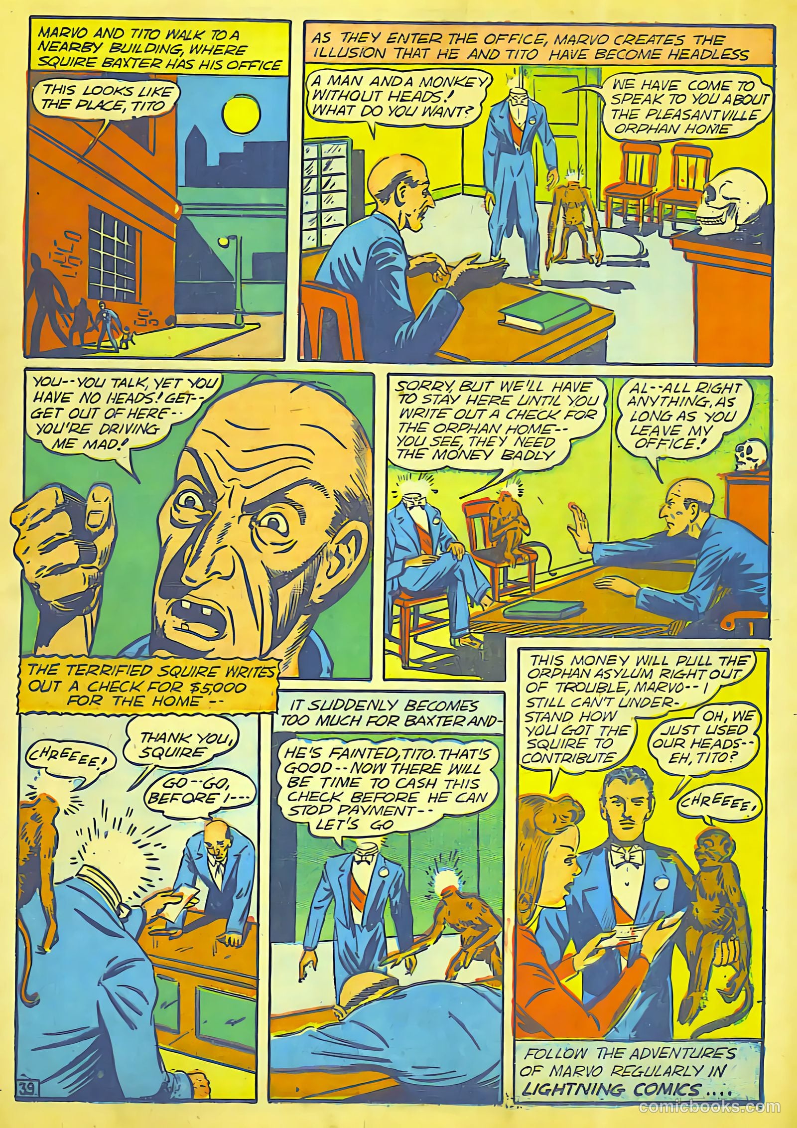 Lightning Comics #1 (1941) — page 40 of 65