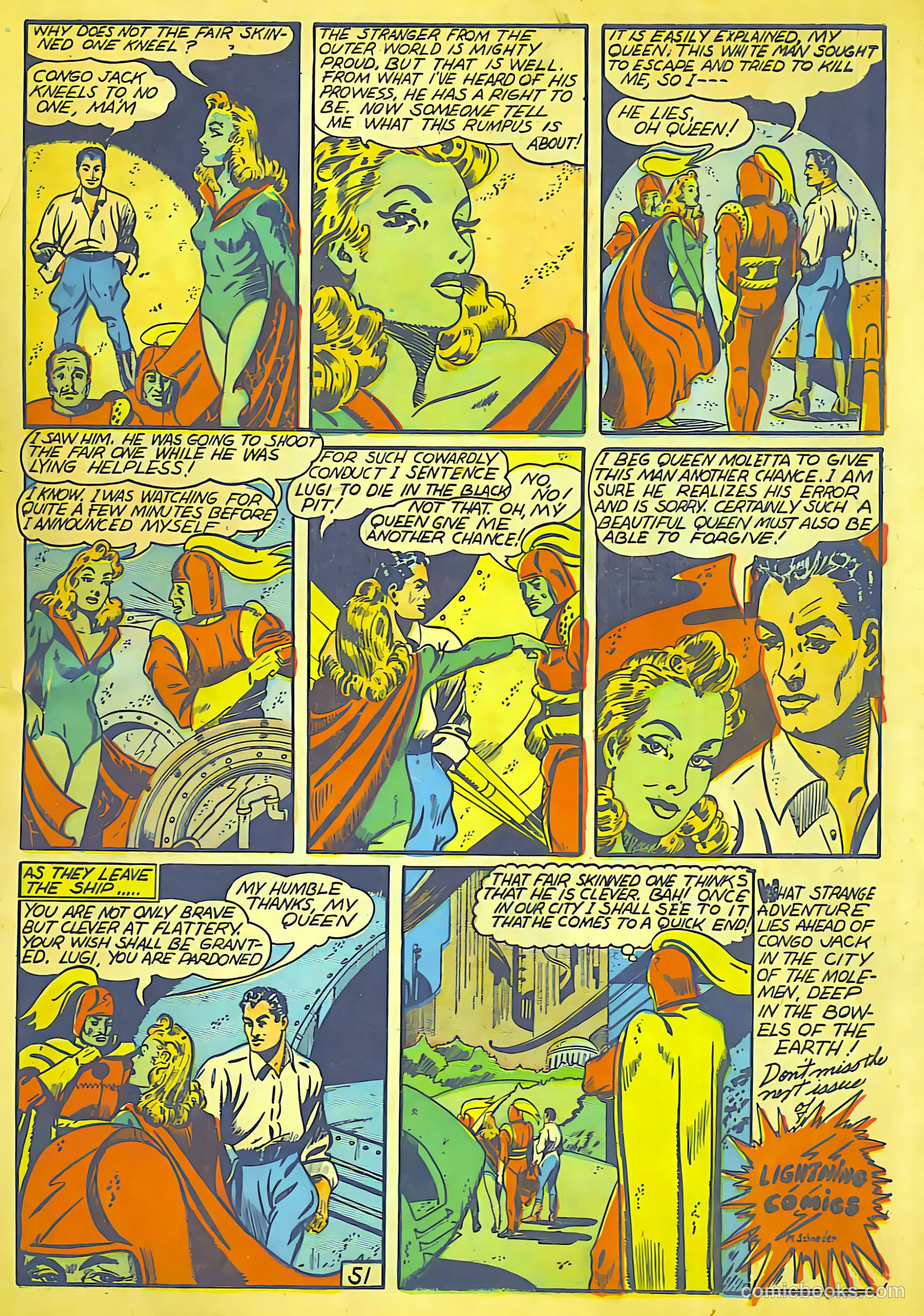 Lightning Comics #1 (1941) — page 52 of 65