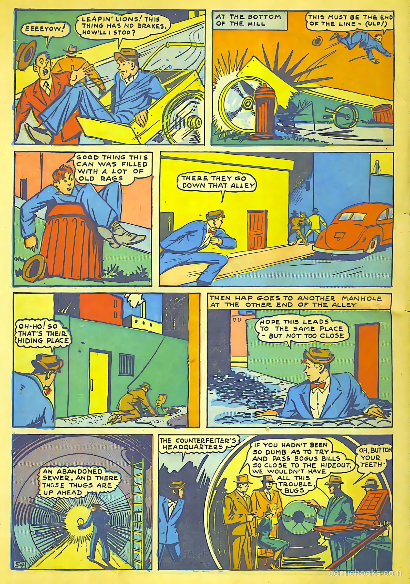 Lightning Comics #1 (1941) — page 55 of 65