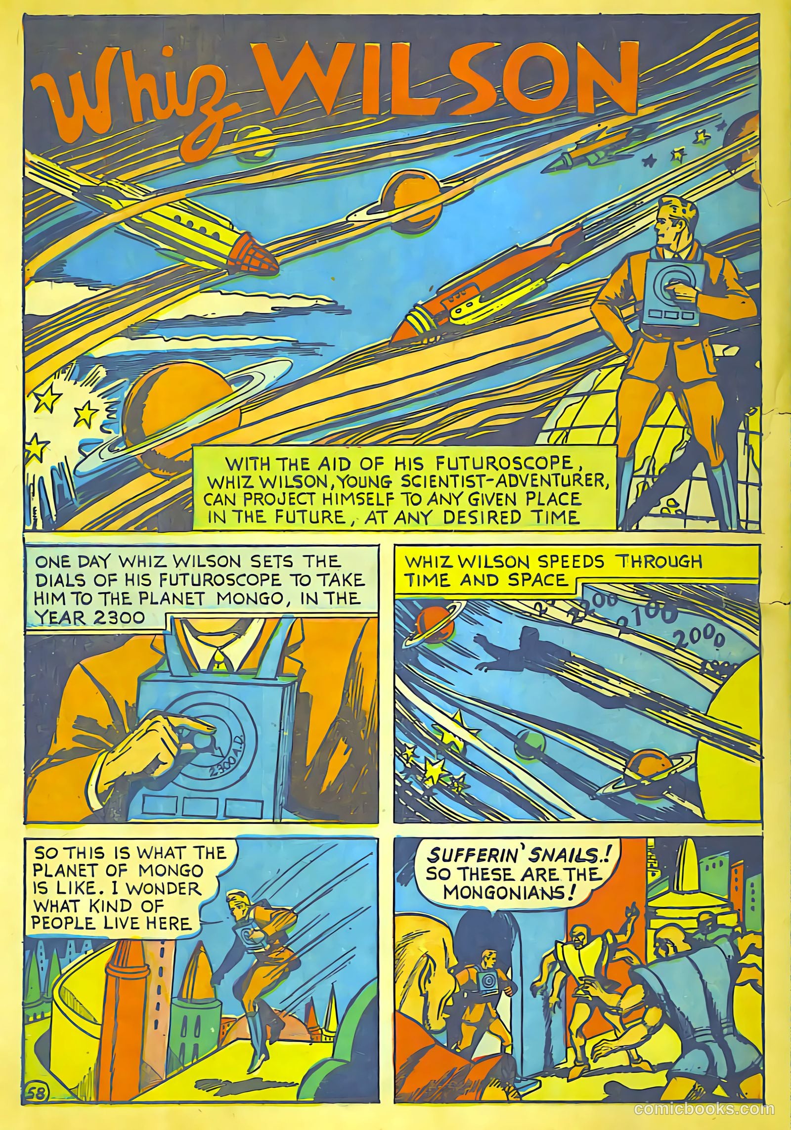 Lightning Comics #1 (1941) — page 59 of 65