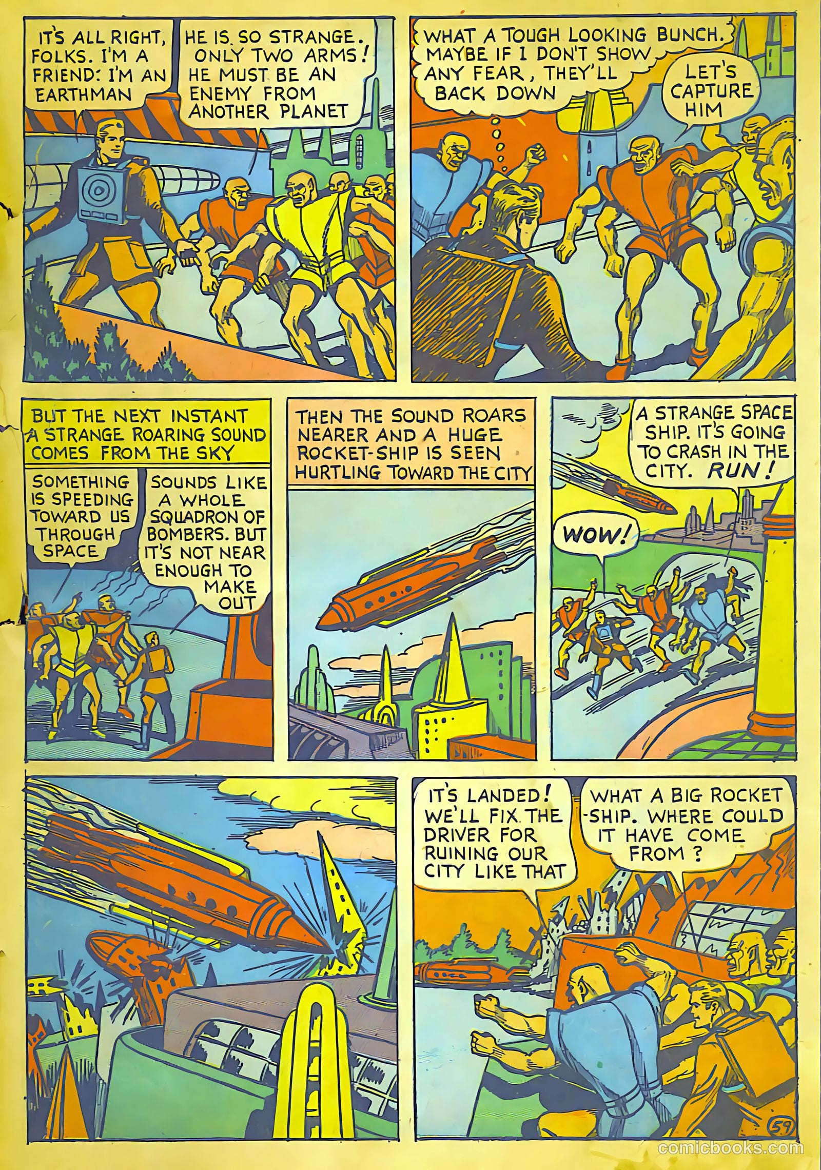 Lightning Comics #1 (1941) — page 60 of 65