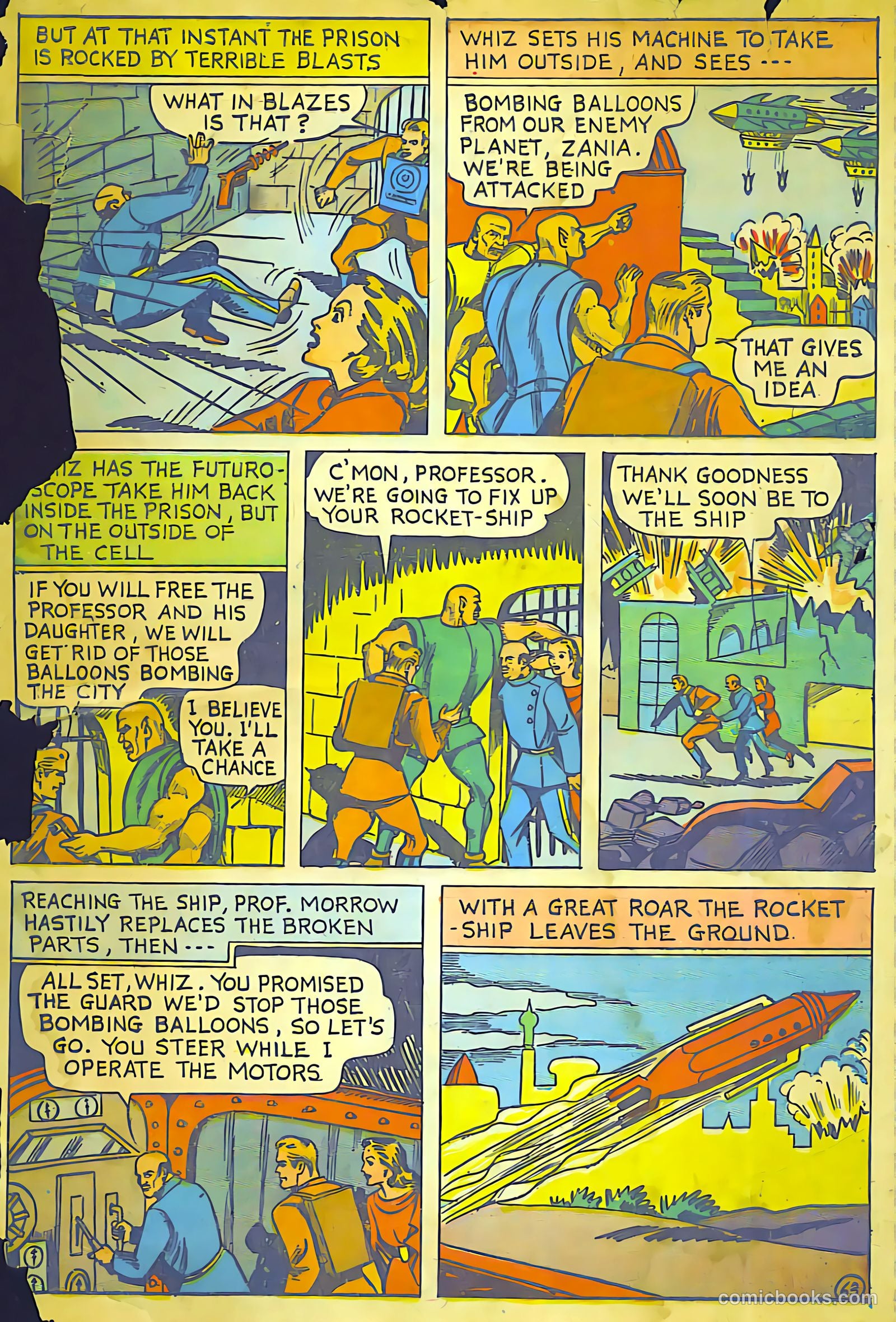 Lightning Comics #1 (1941) — page 64 of 65