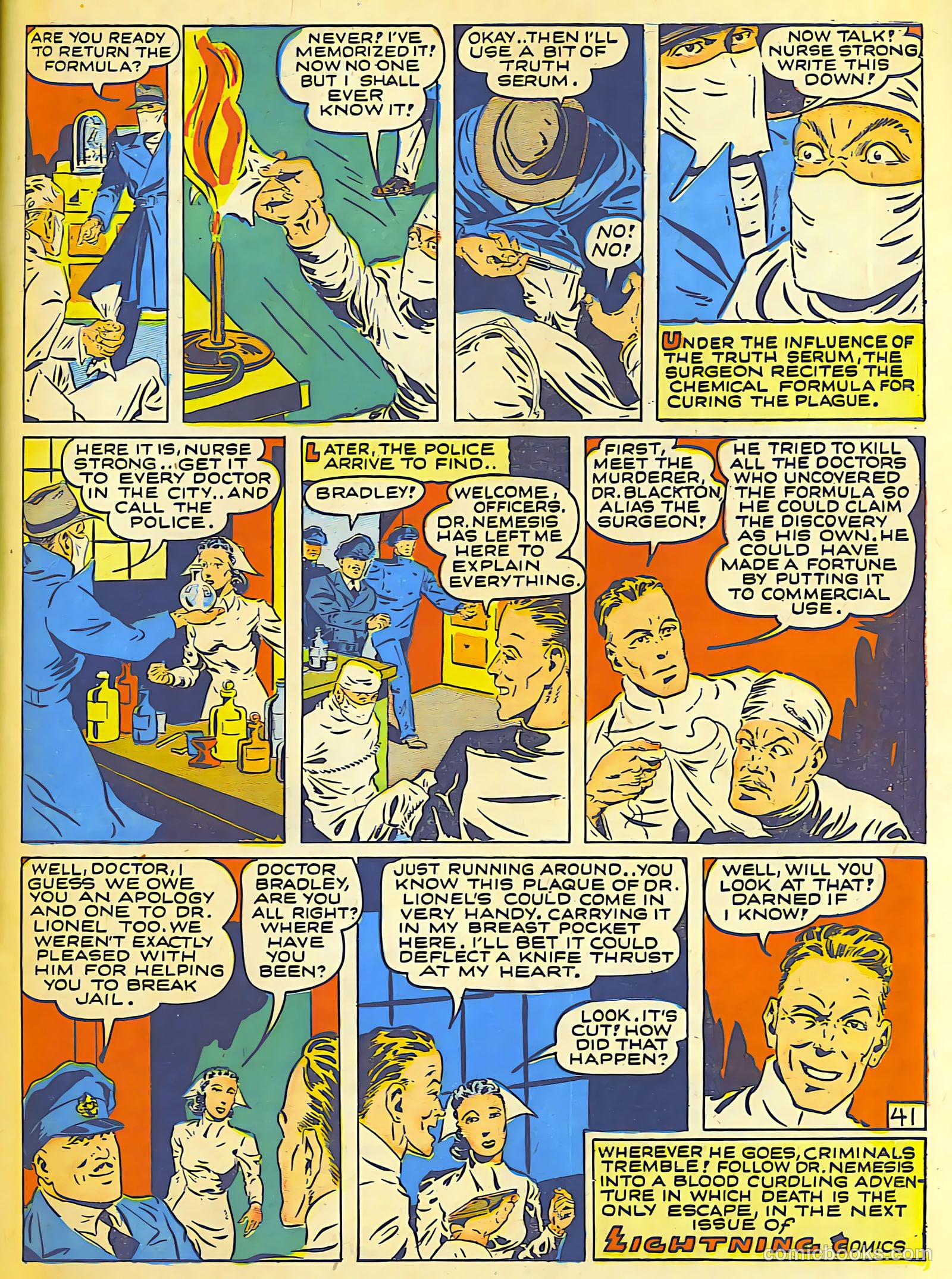 Lightning Comics #1 (1942) — page 43 of 66