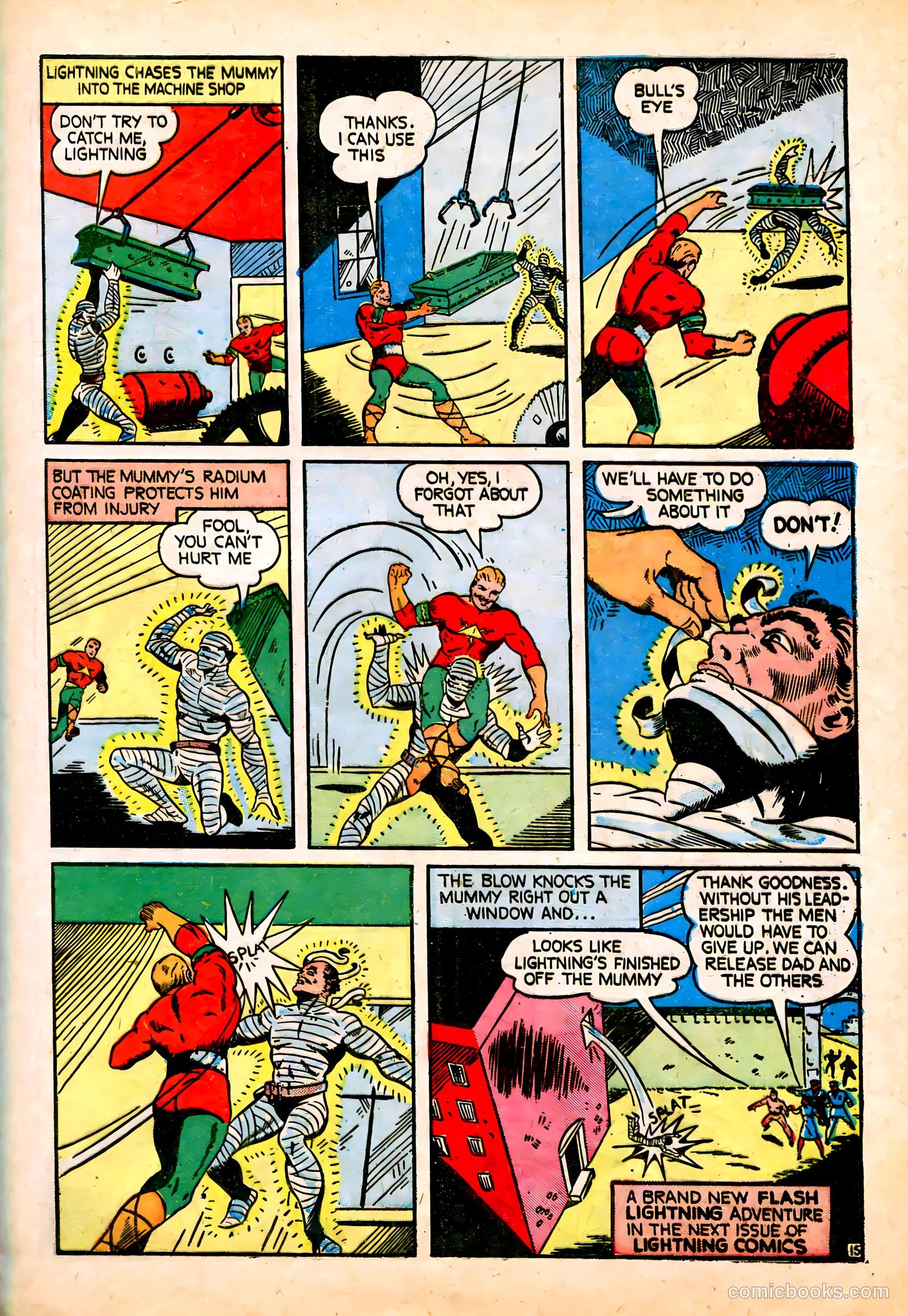 Lightning Comics #6 (1942) — page 17 of 68