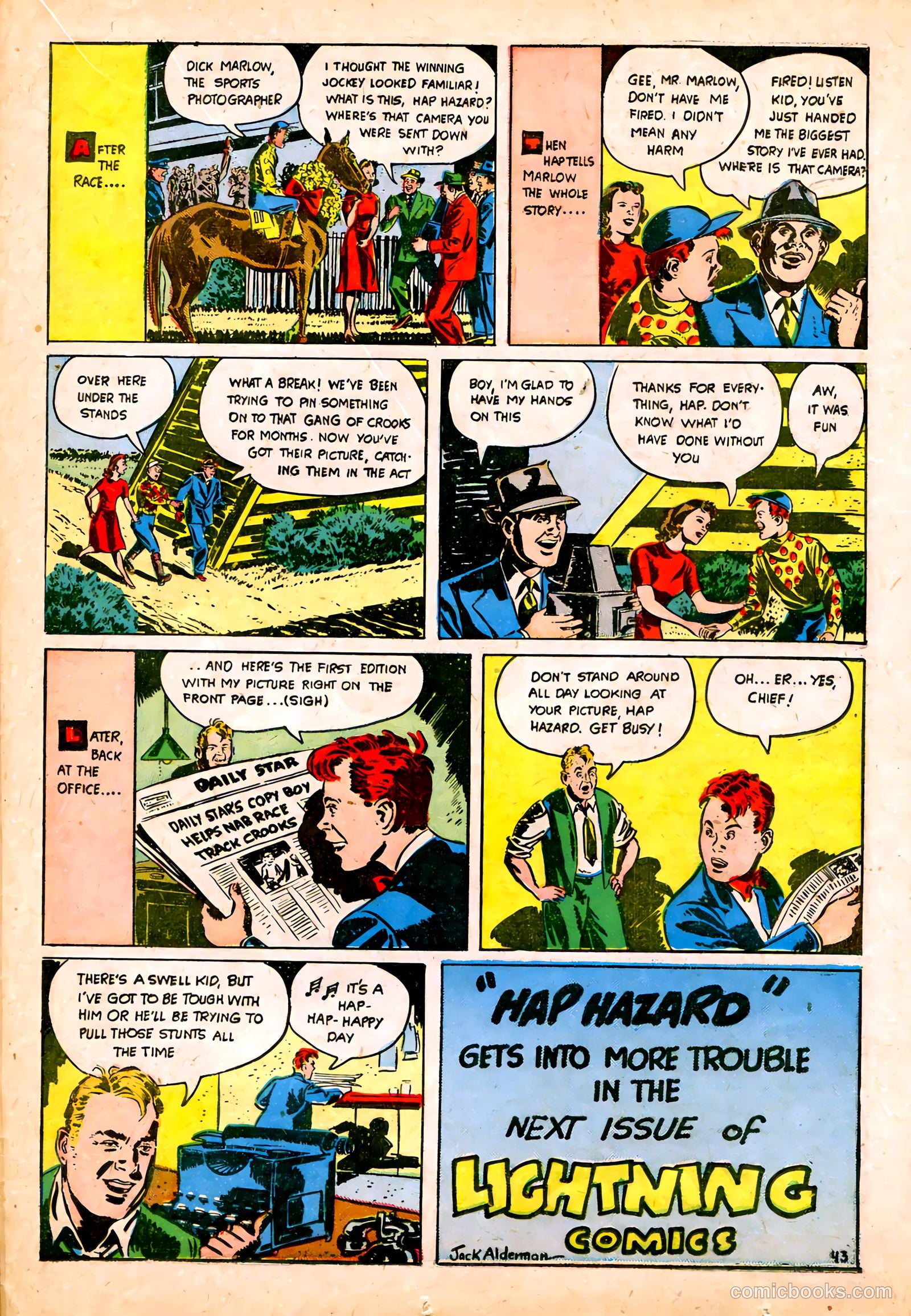 Lightning Comics #6 (1942) — page 45 of 68