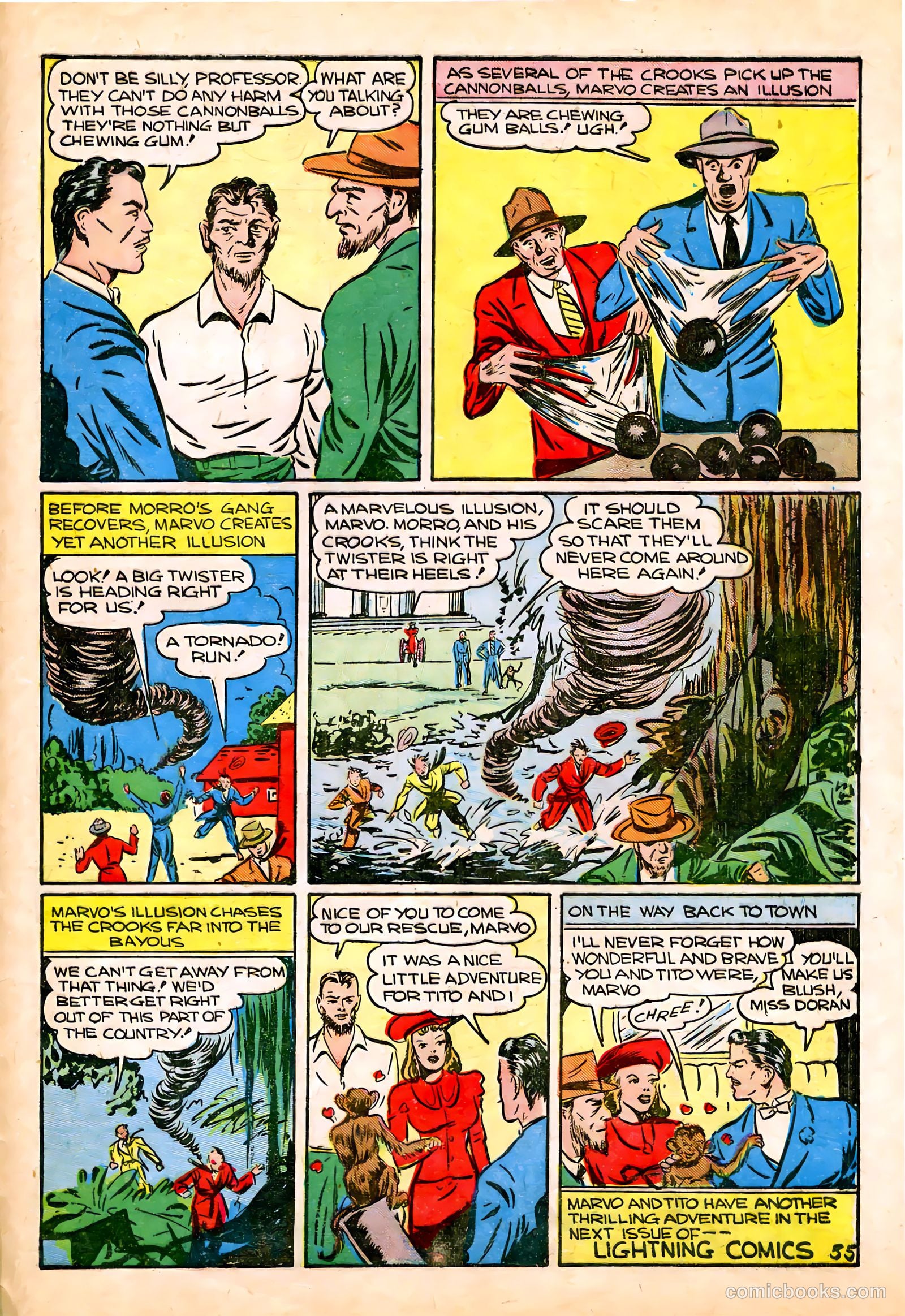 Lightning Comics #6 (1942) — page 57 of 68