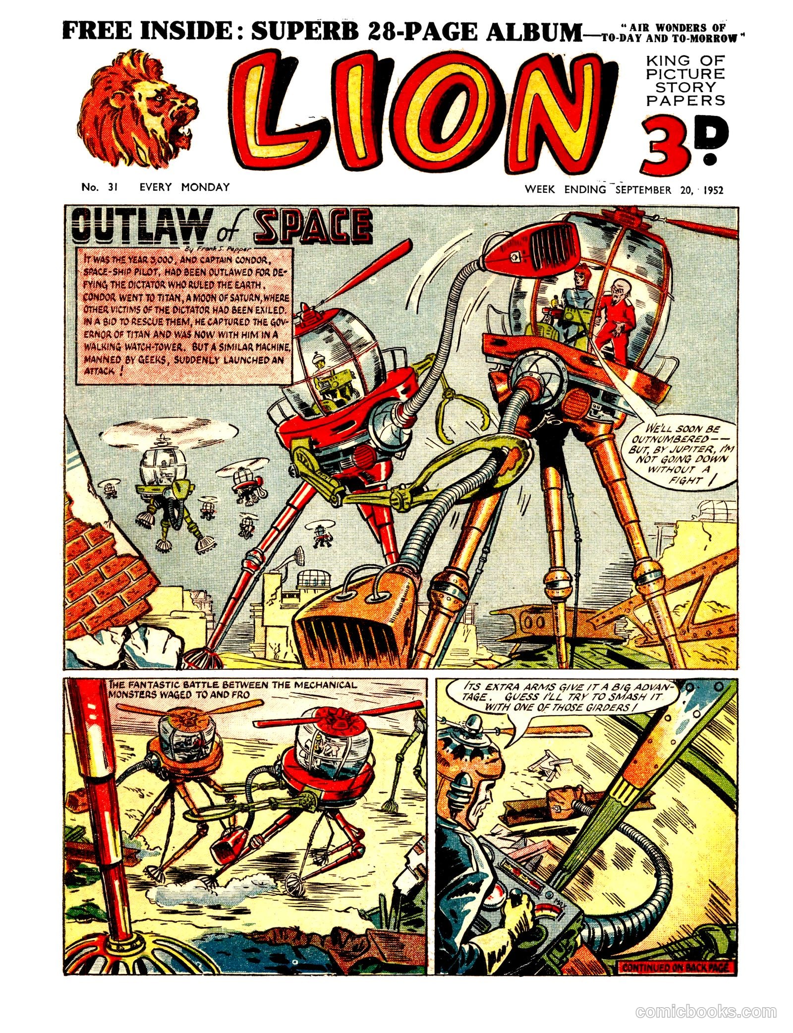 Lion #31 cover
