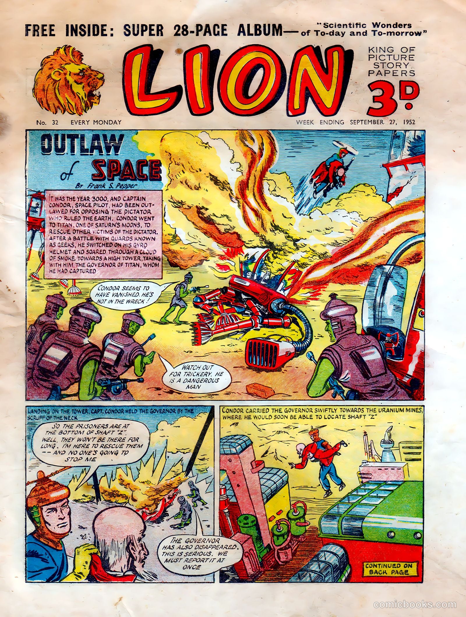 Lion #32 cover