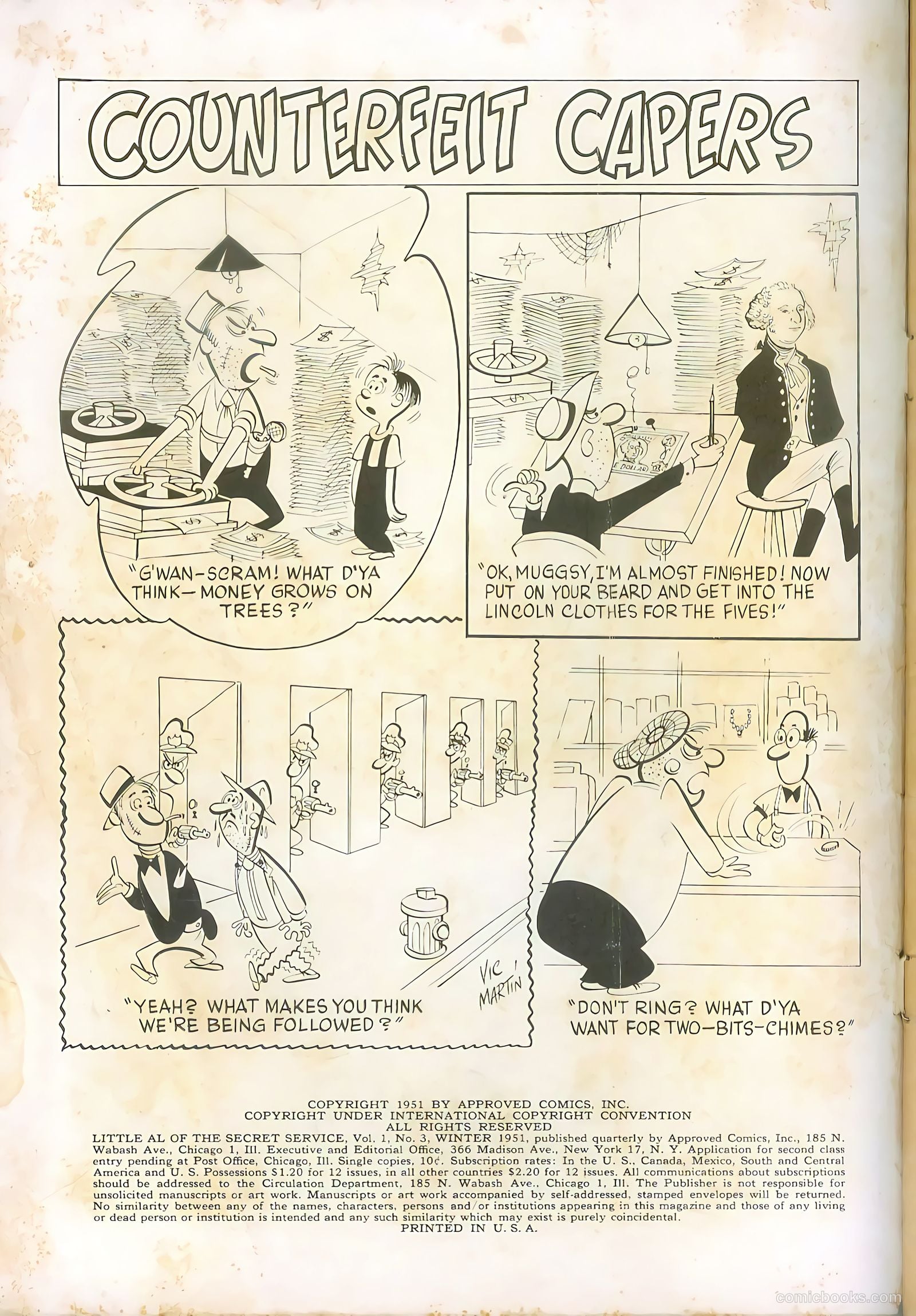 Little Al of the Secret Service #3 (1951) — page 2