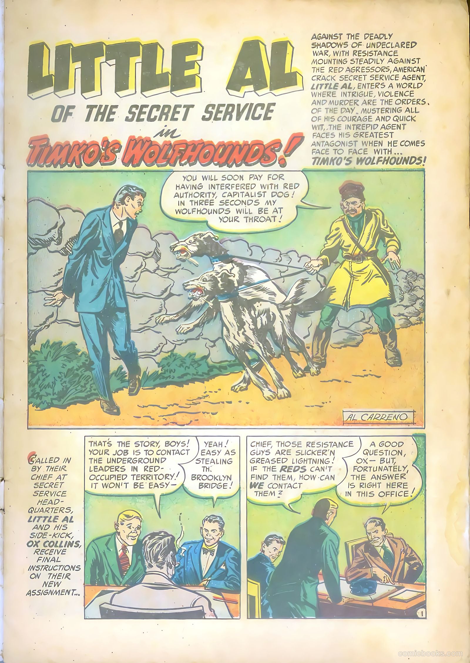 Little Al of the Secret Service #3 (1951) — page 3