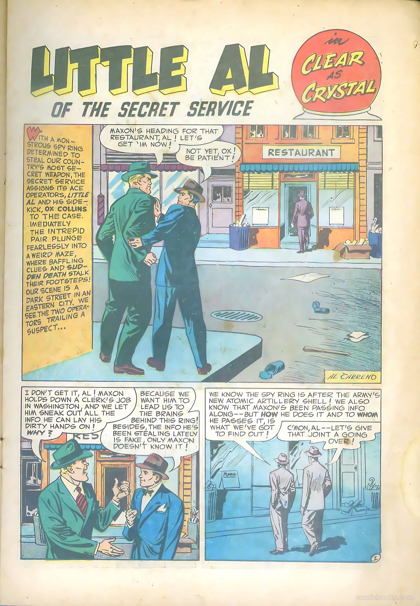 Little Al of the Secret Service #3 (1951) — page 11