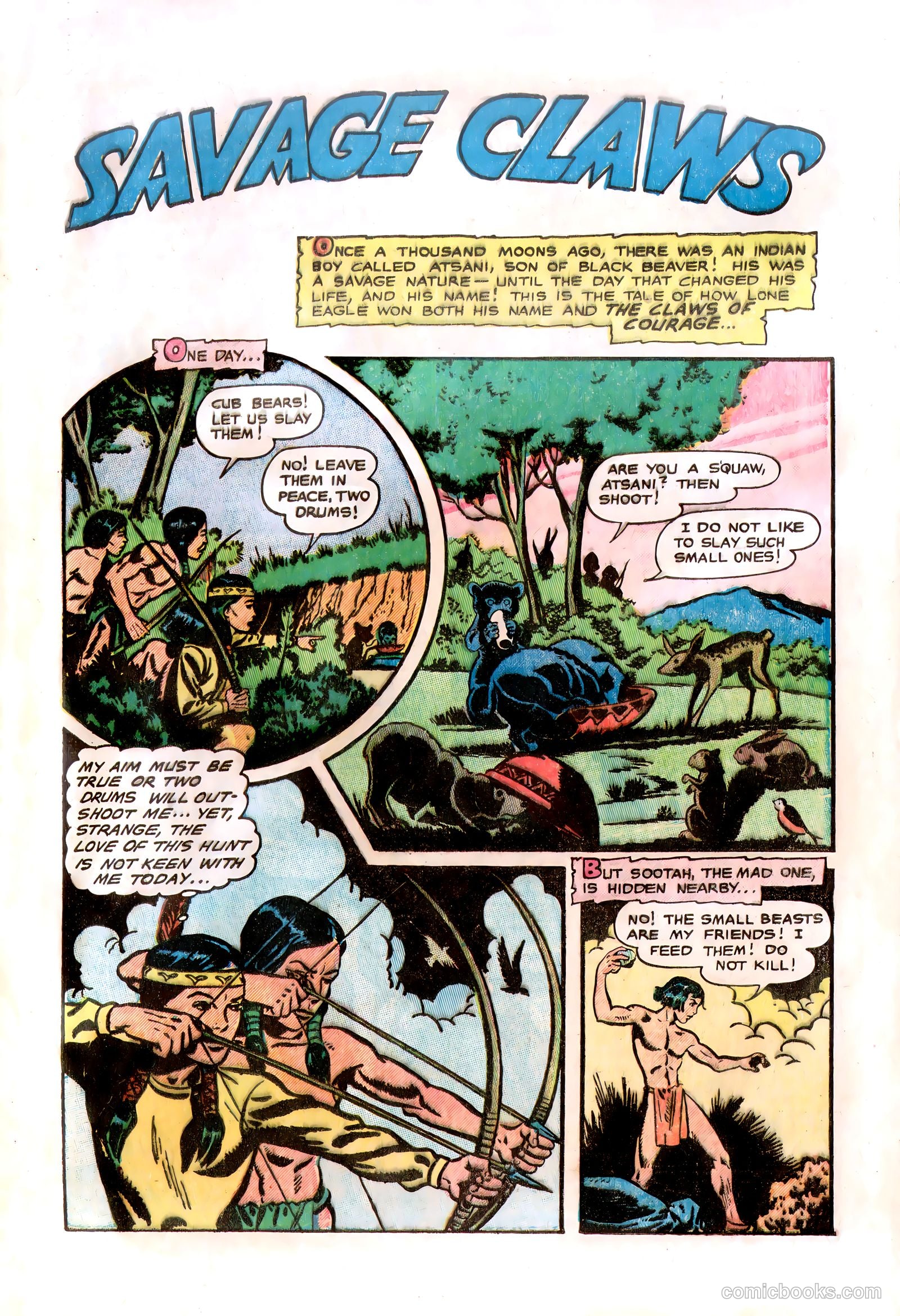 Lone Eagle #1 (1954) — page 5 of 36