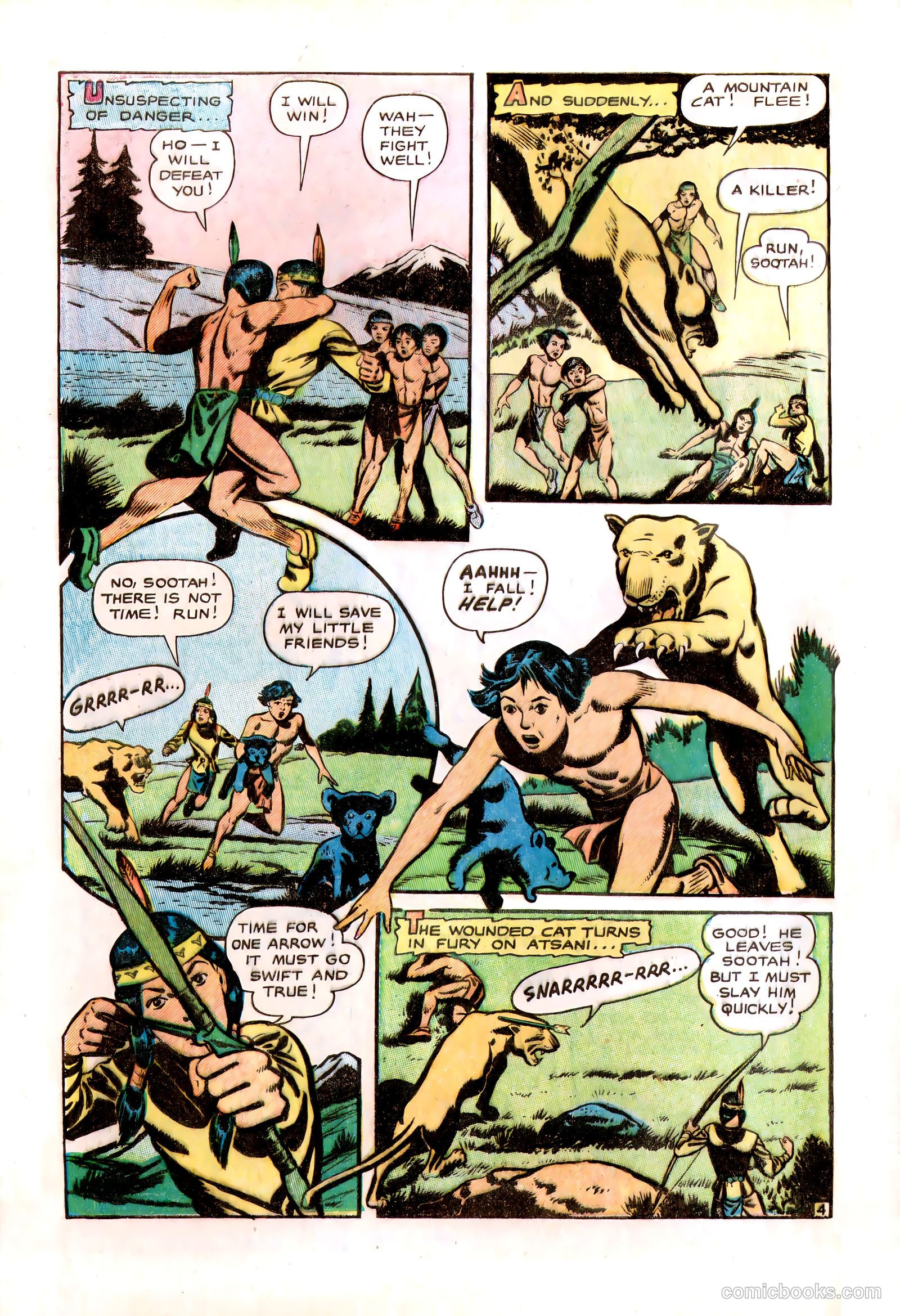 Lone Eagle #1 (1954) — page 8 of 36