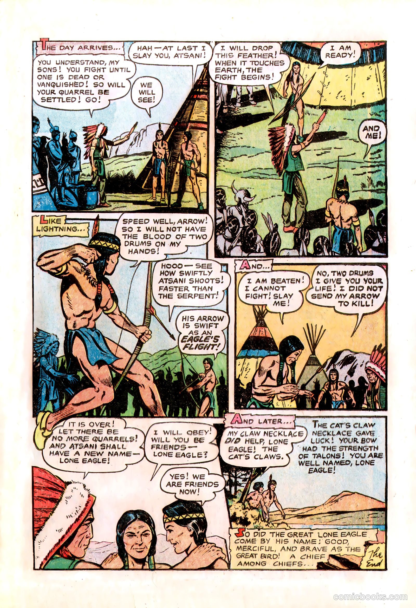 Lone Eagle #1 (1954) — page 11 of 36