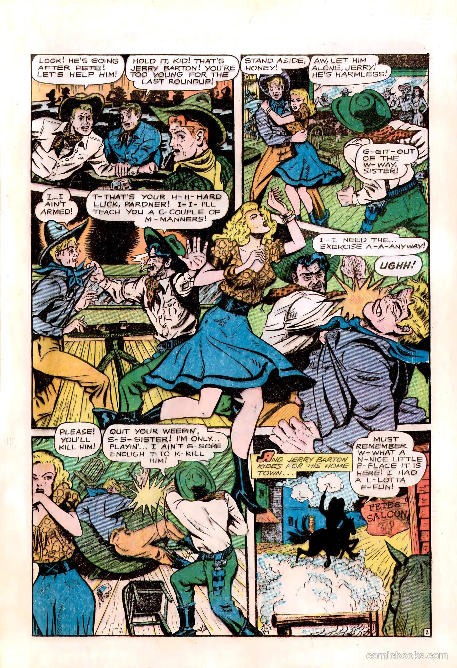 Lone Eagle #1 (1954) — page 13 of 36