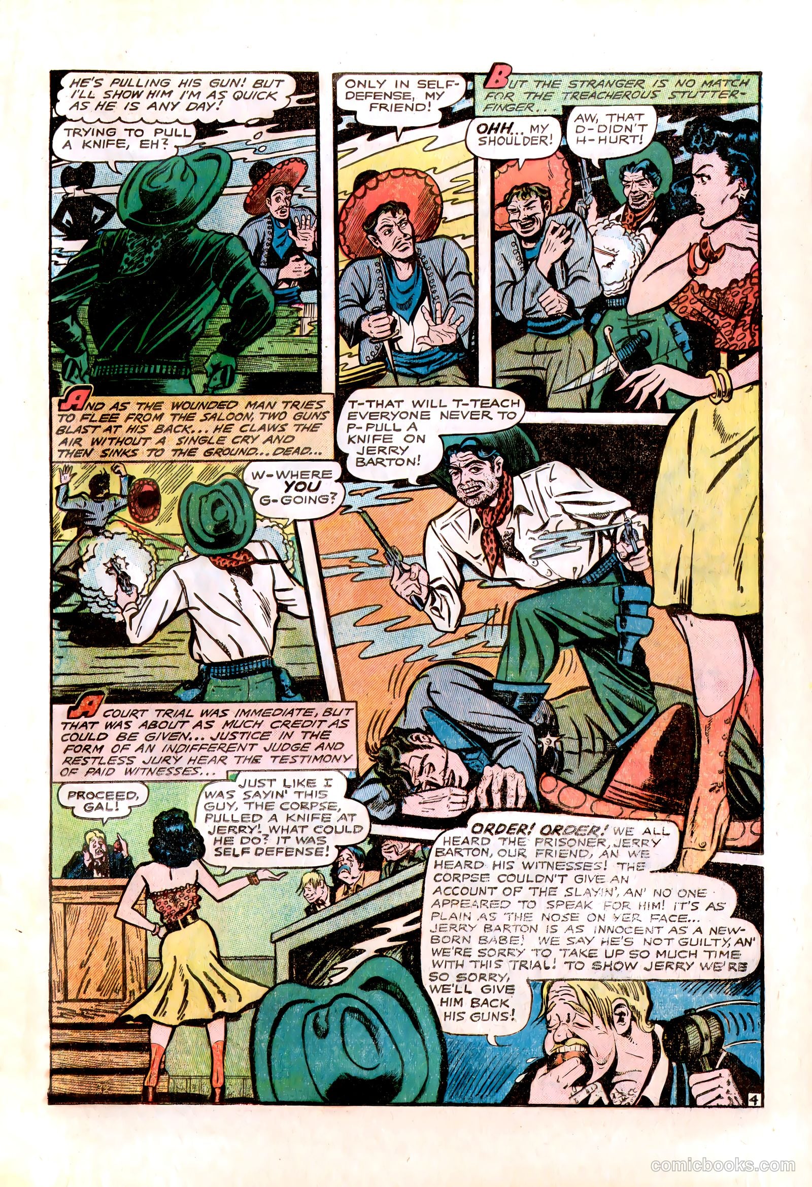 Lone Eagle #1 (1954) — page 15 of 36