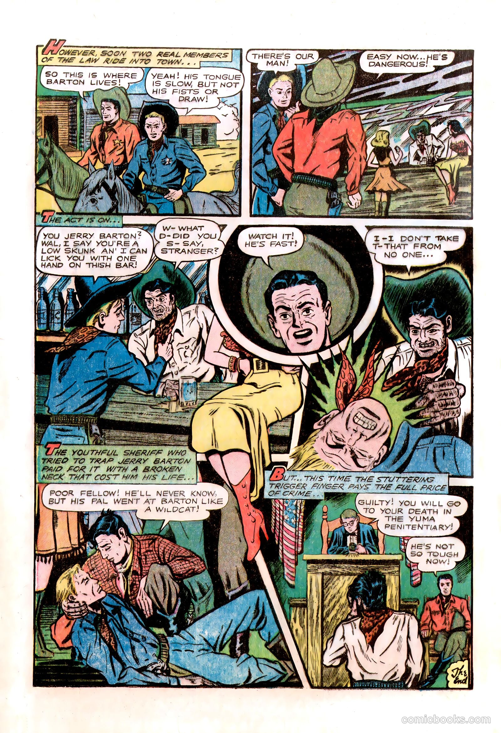 Lone Eagle #1 (1954) — page 16 of 36