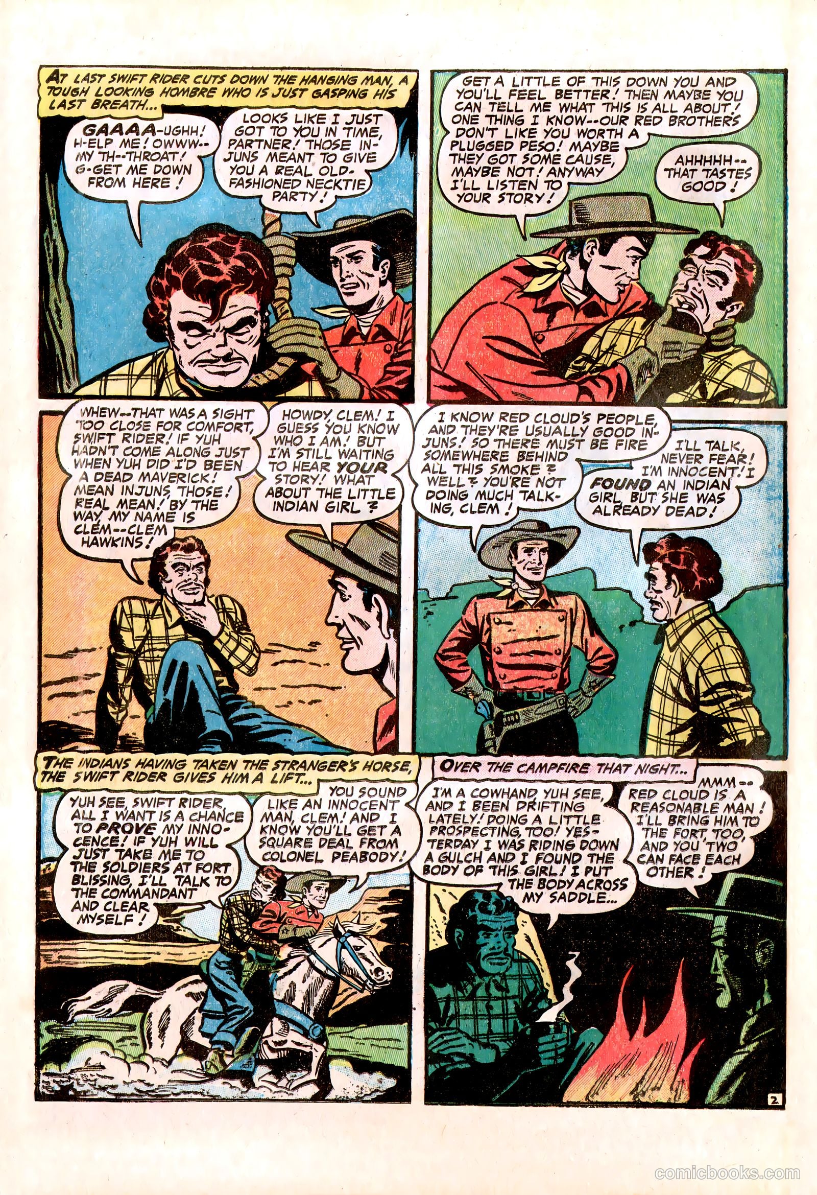 Lone Eagle #1 (1954) — page 22 of 36