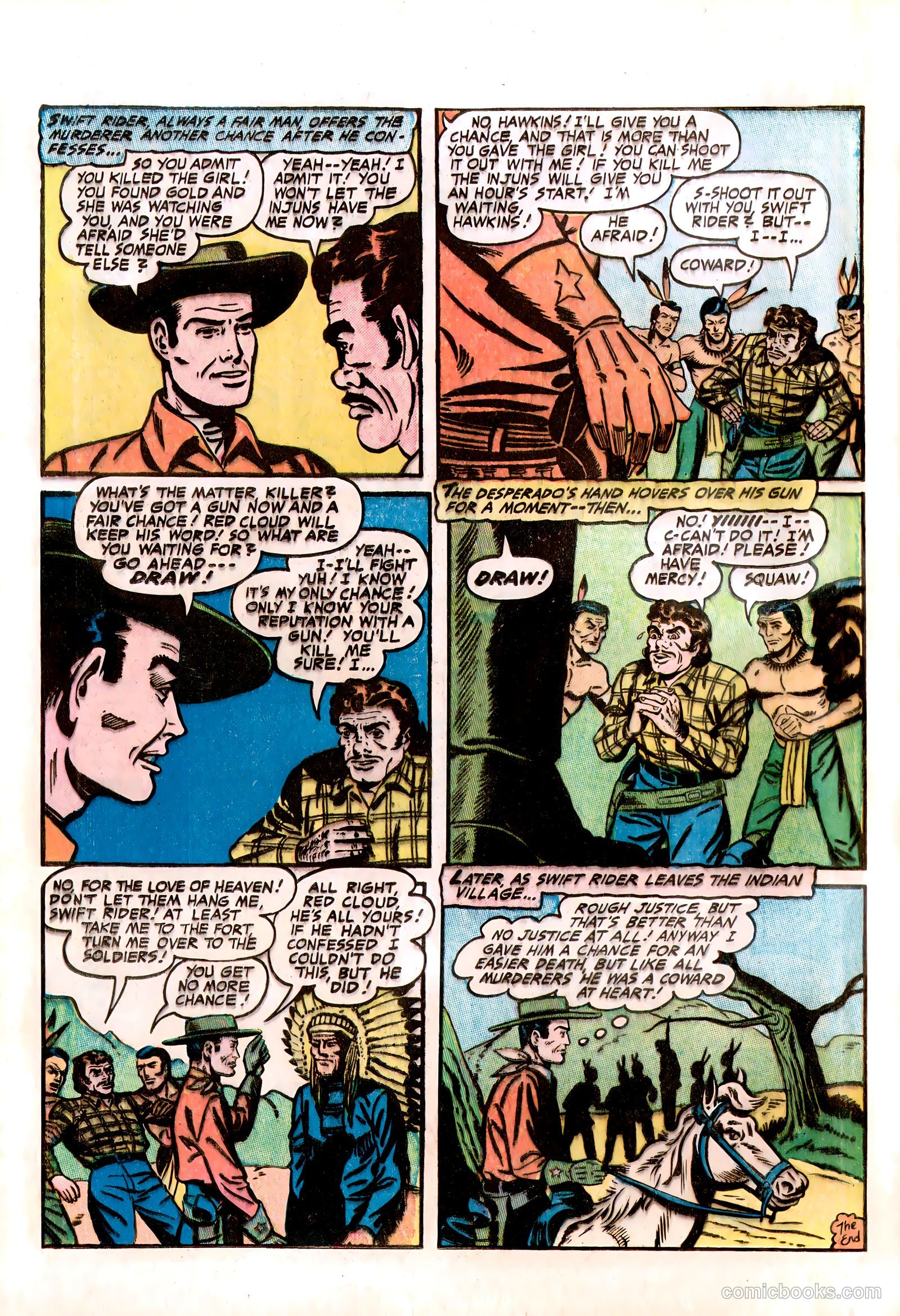 Lone Eagle #1 (1954) — page 24 of 36