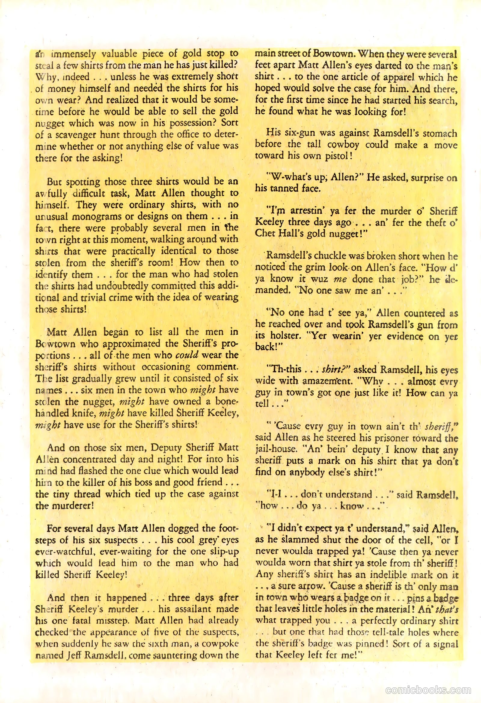 Lone Eagle #1 (1954) — page 26 of 36