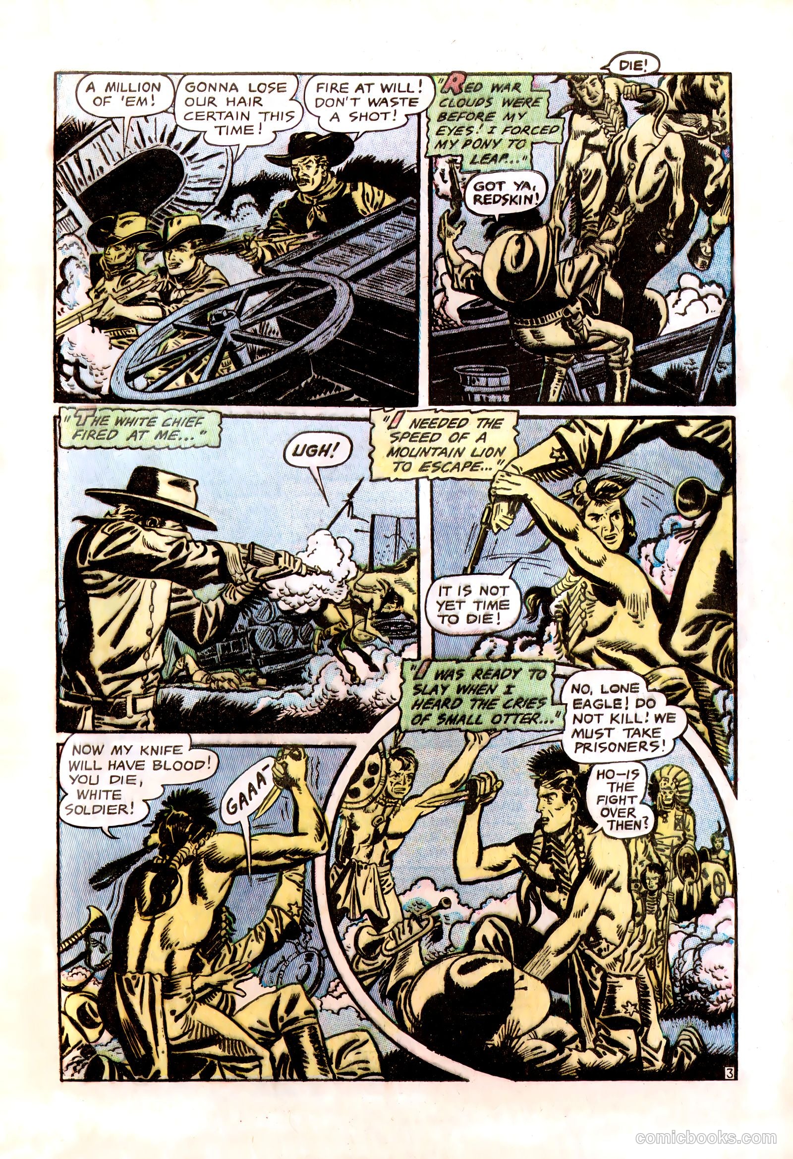 Lone Eagle #1 (1954) — page 29 of 36