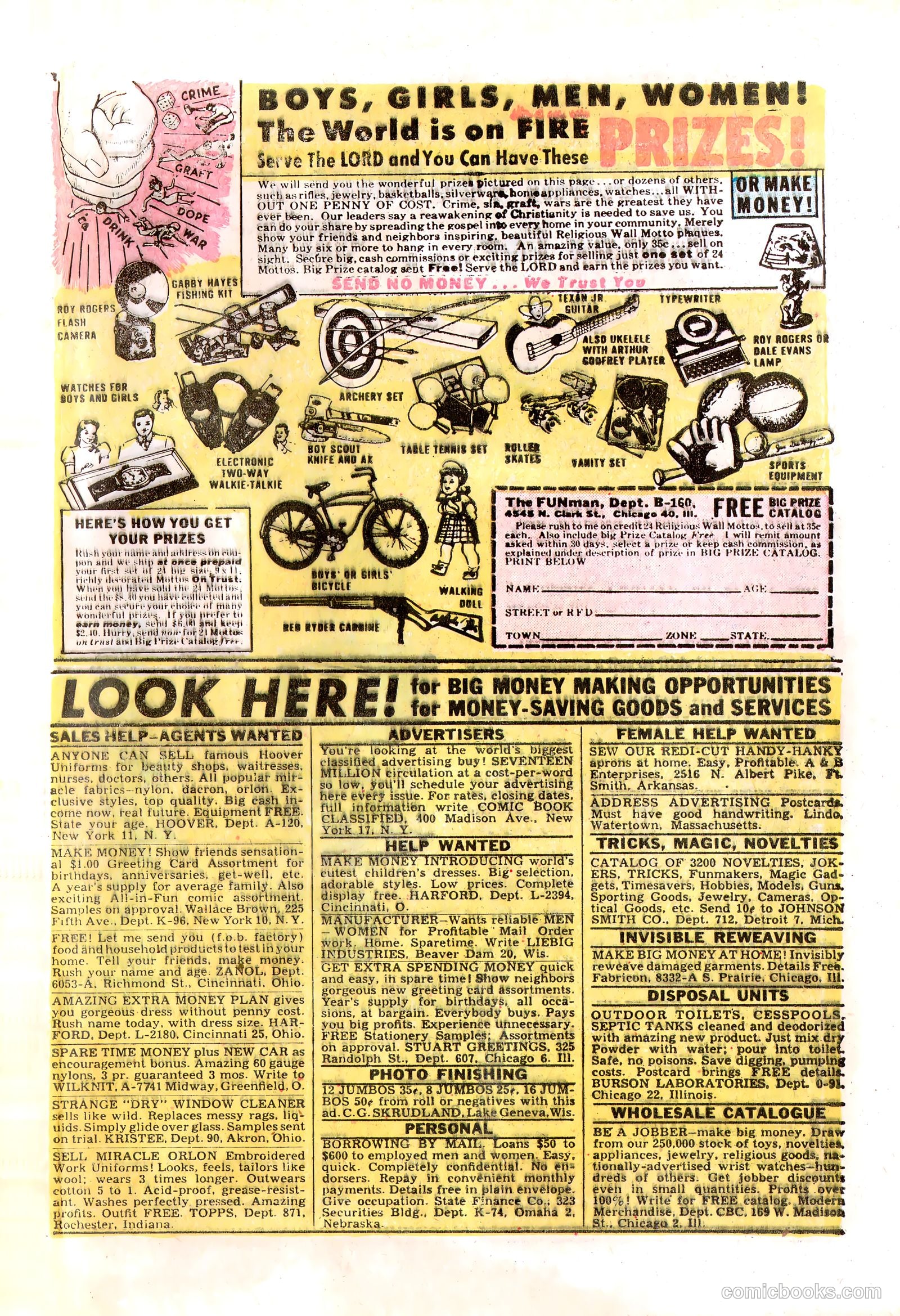 Lone Eagle #1 (1954) — page 33 of 36