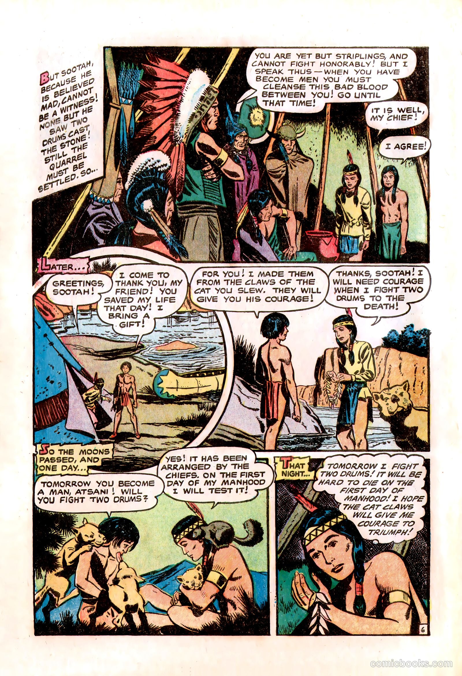 Lone Eagle #1 (1956) — page 10 of 36