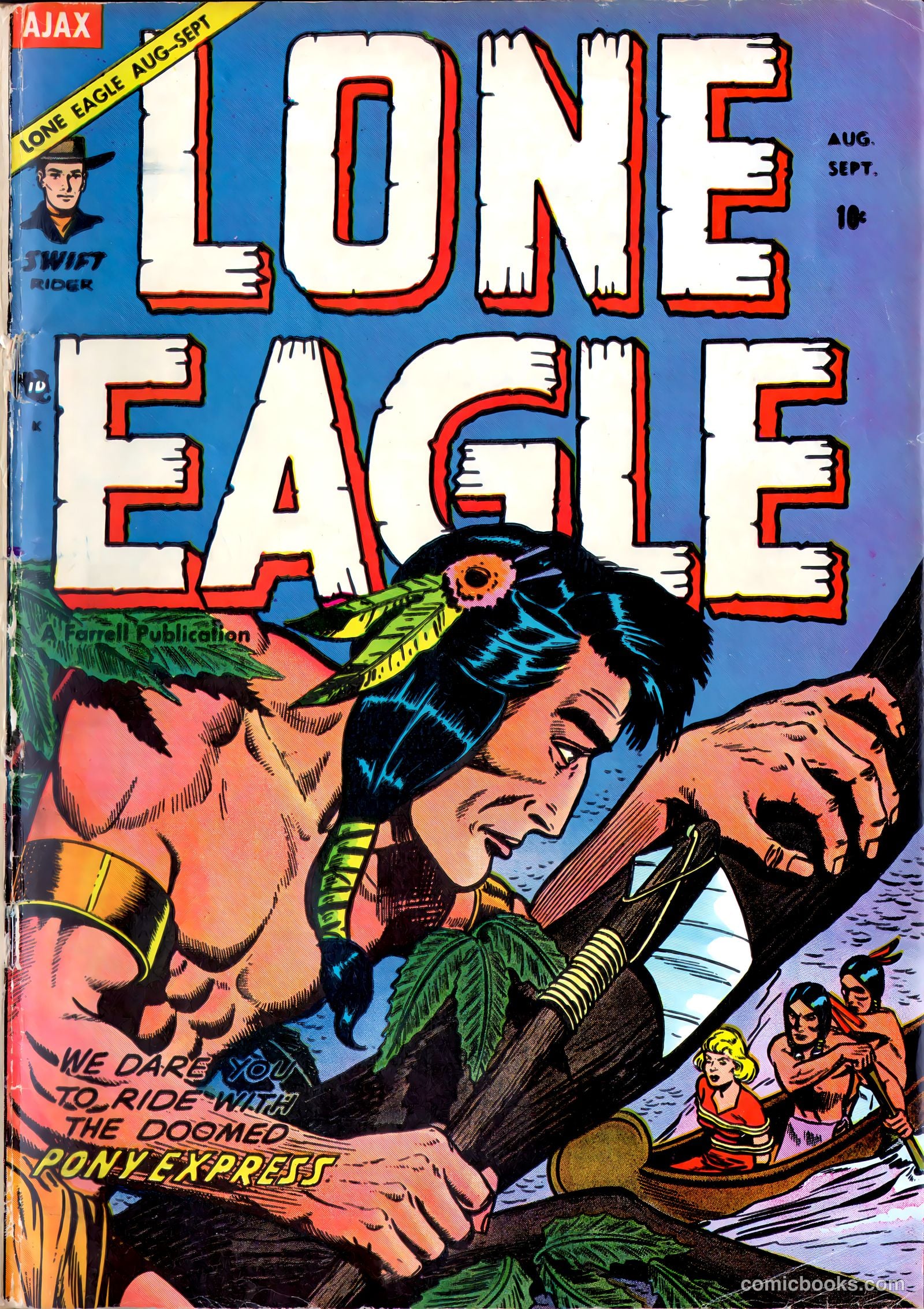 Lone Eagle #3 (1954) — page 1 of 36