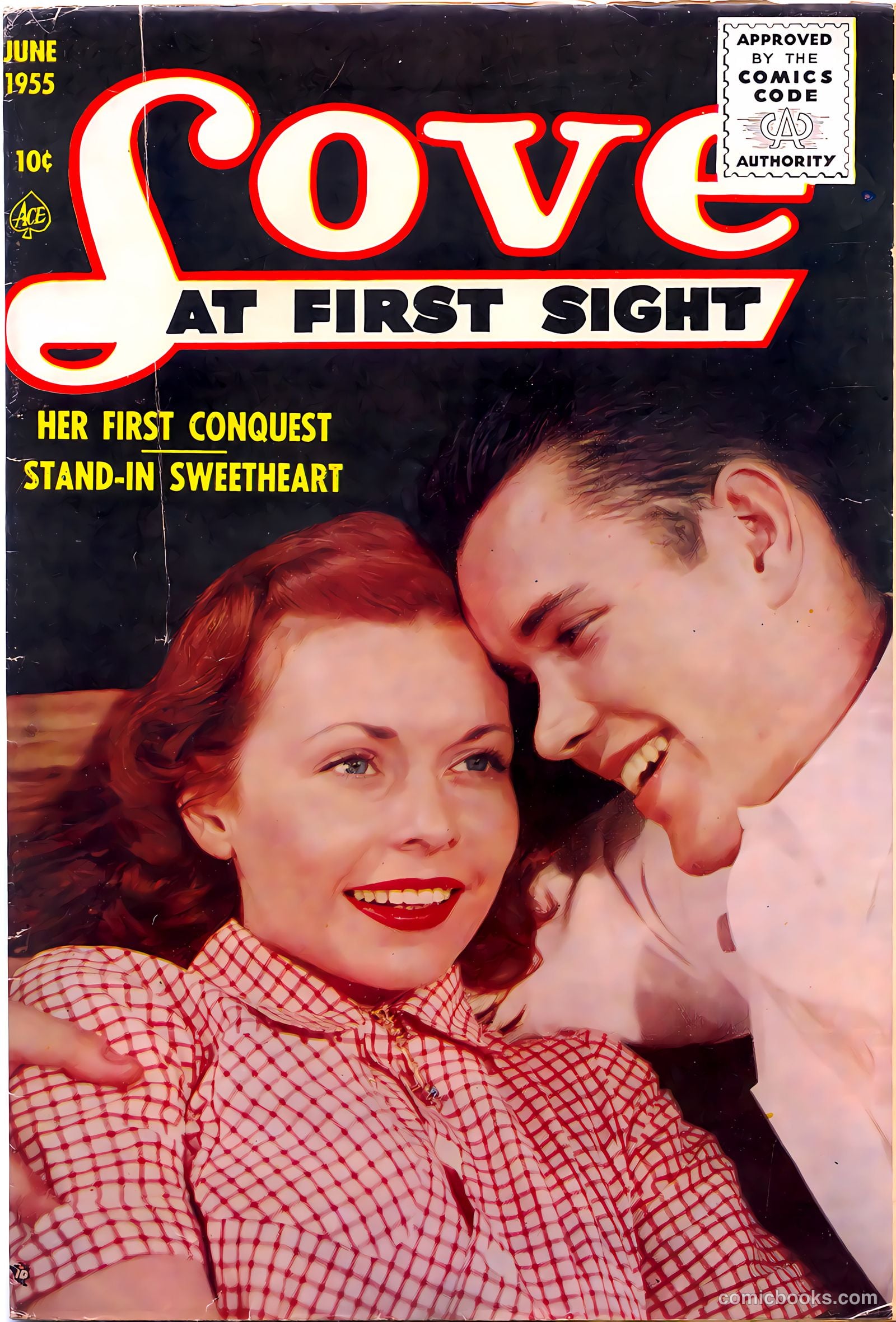 Love at First Sight #35 (1955) — page 1