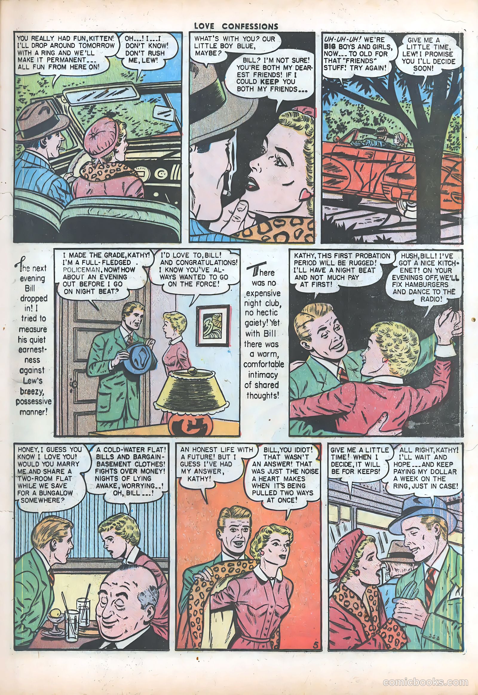 Love Confessions #10 (1951) — page 8 of 56