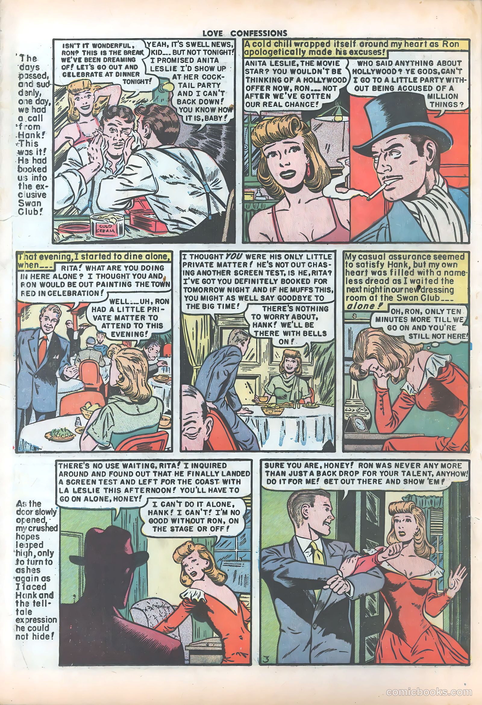 Love Confessions #10 (1951) — page 15 of 56