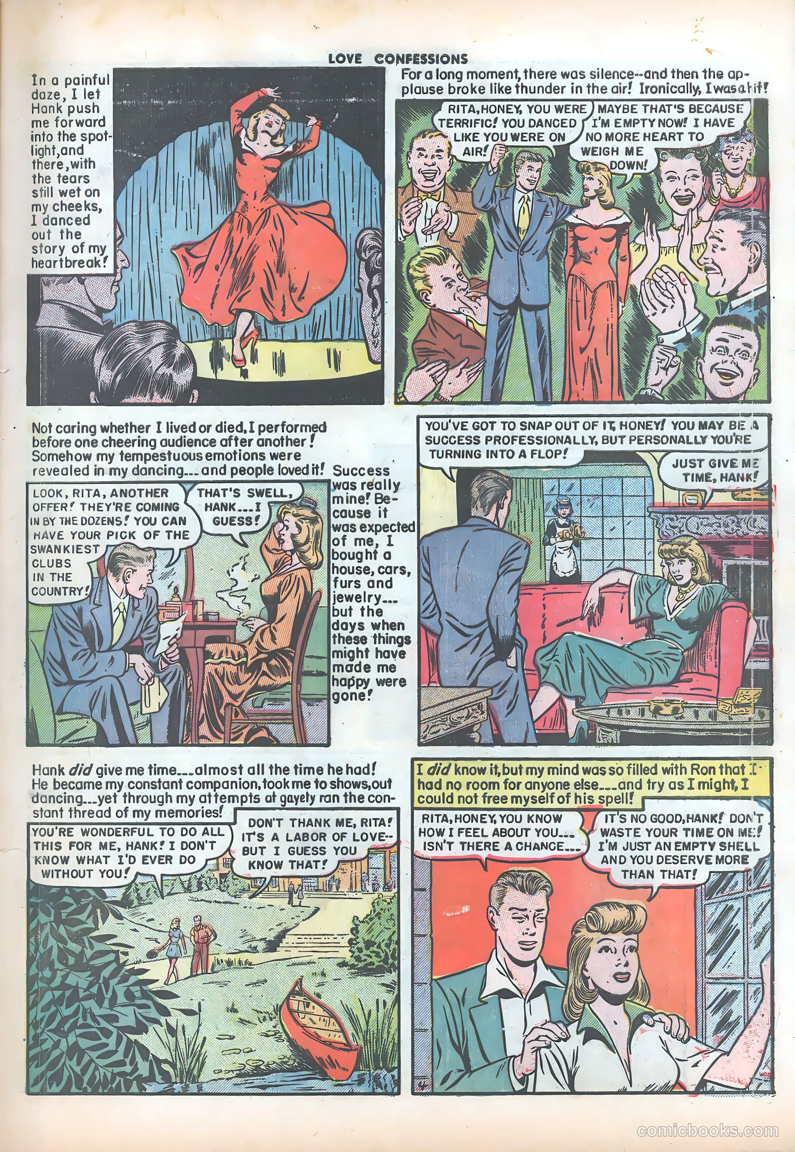 Love Confessions #10 (1951) — page 16 of 56