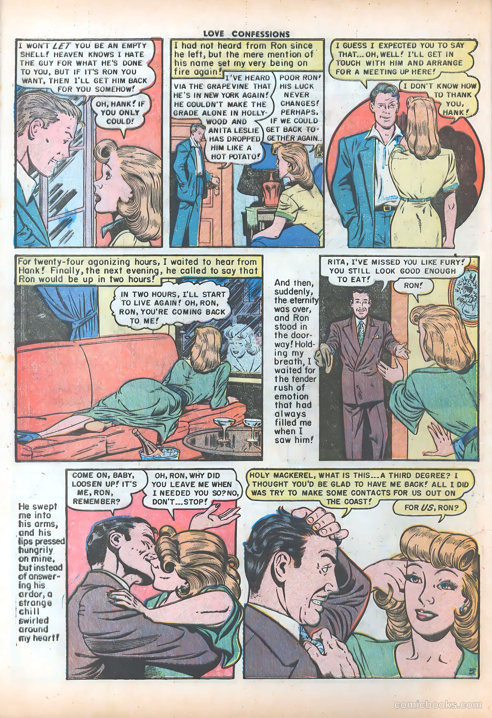 Love Confessions #10 (1951) — page 17 of 56