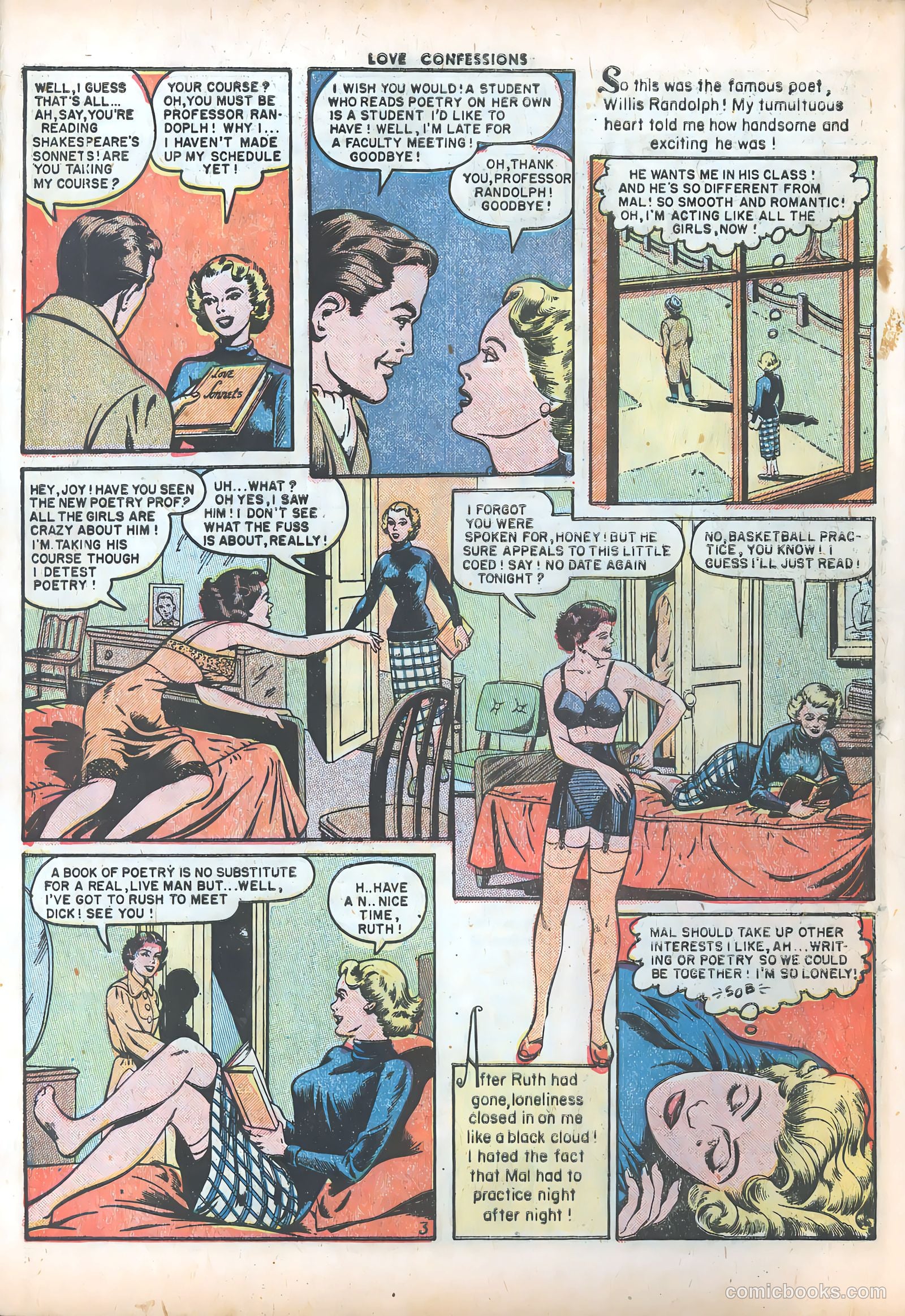 Love Confessions #10 (1951) — page 21 of 56