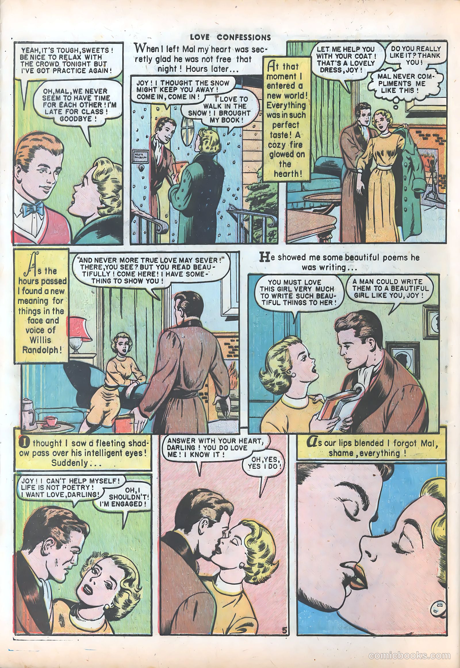 Love Confessions #10 (1951) — page 23 of 56