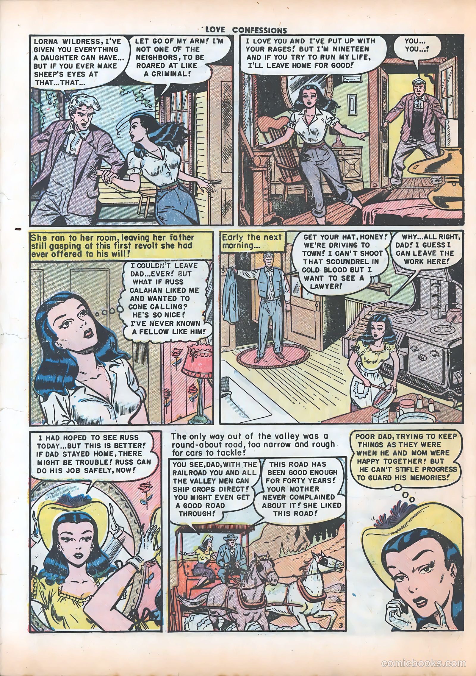 Love Confessions #10 (1951) — page 30 of 56