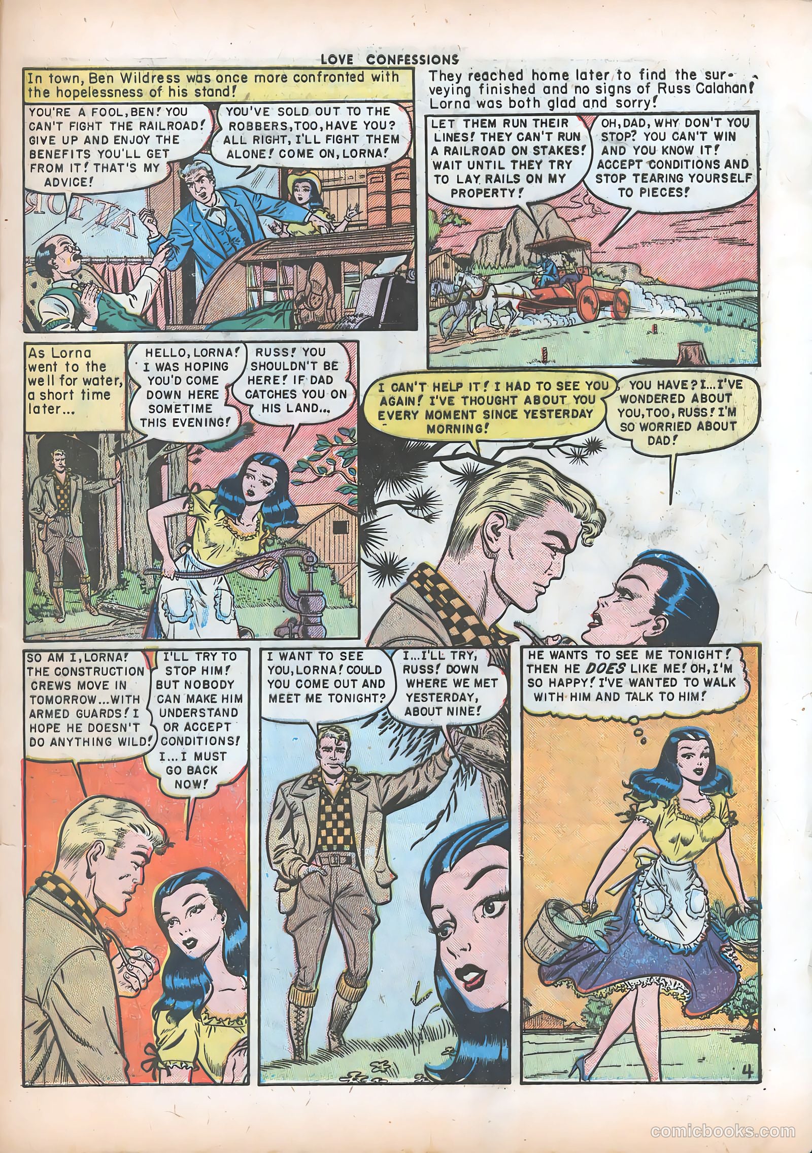 Love Confessions #10 (1951) — page 31 of 56