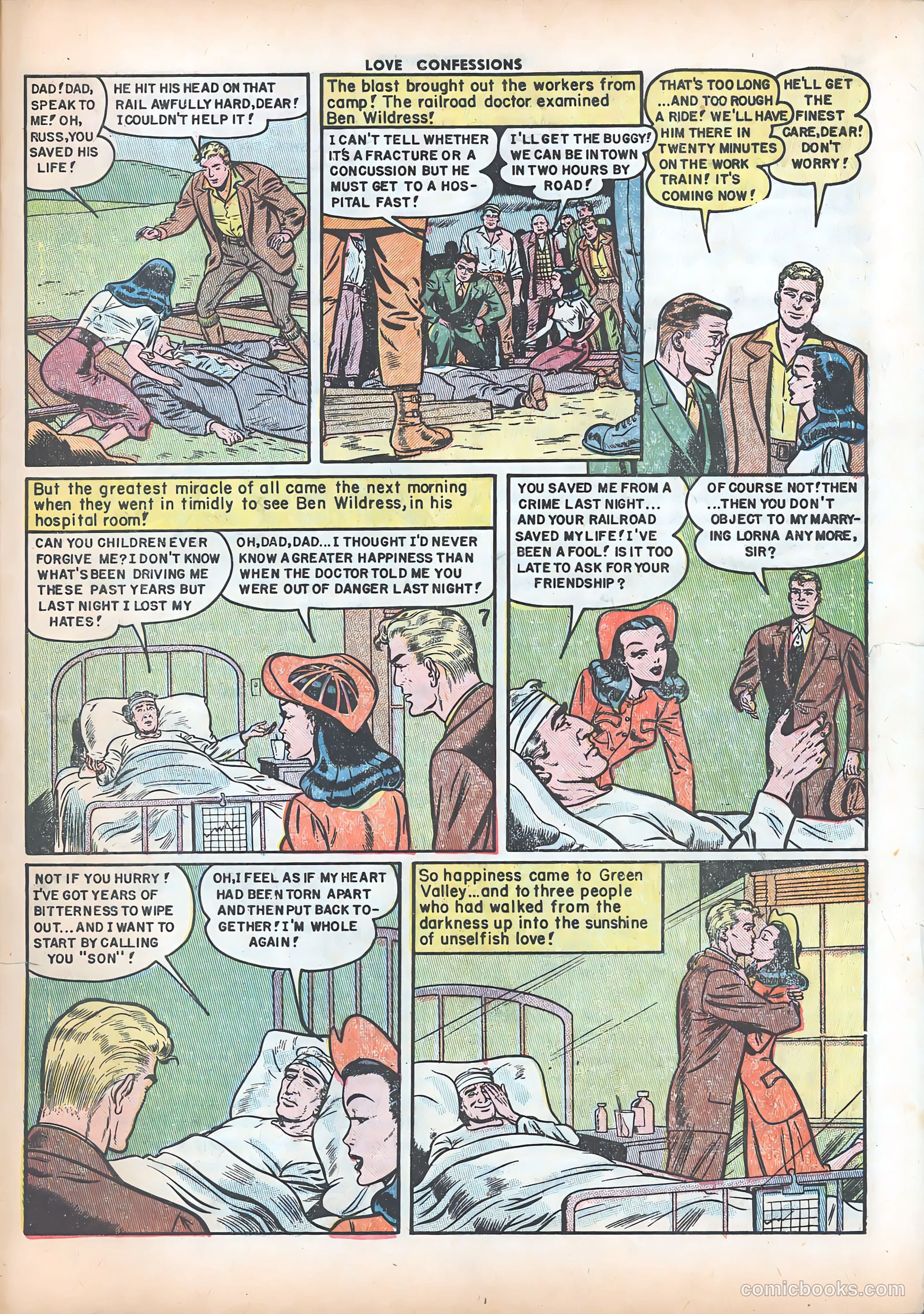 Love Confessions #10 (1951) — page 35 of 56