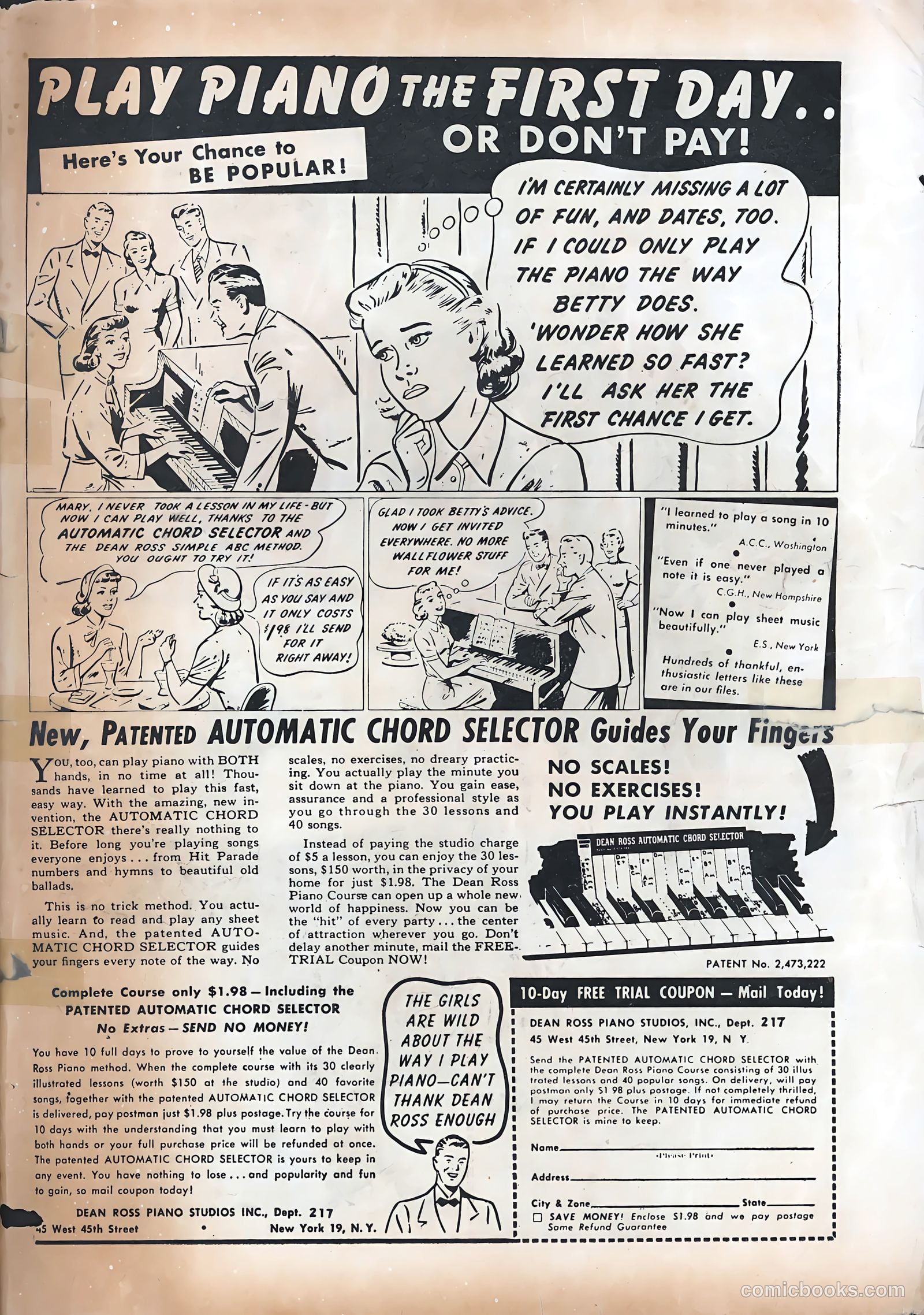 Love Confessions #10 (1951) — page 55 of 56