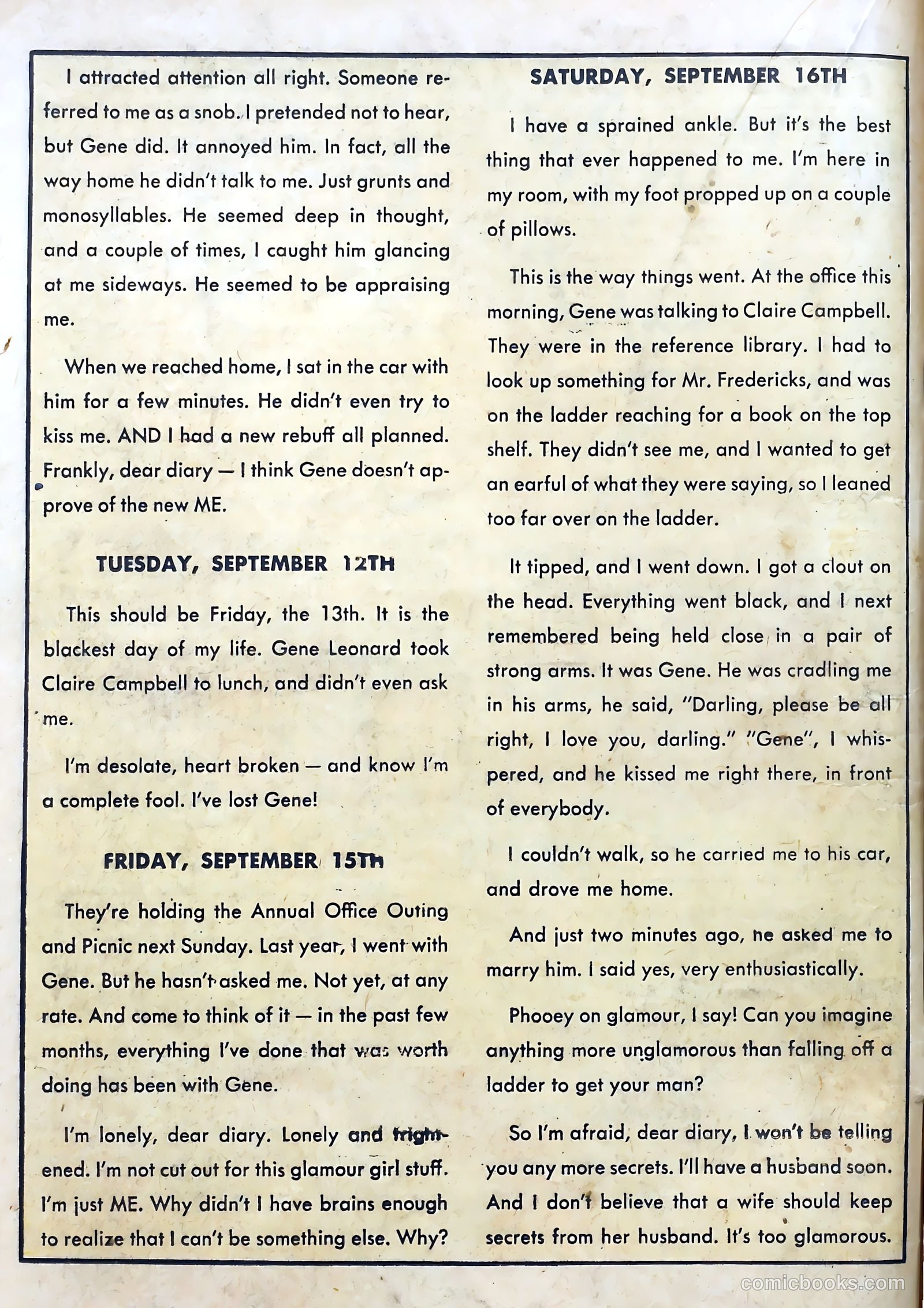 Love Diary #11 (1950) — page 24 of 52