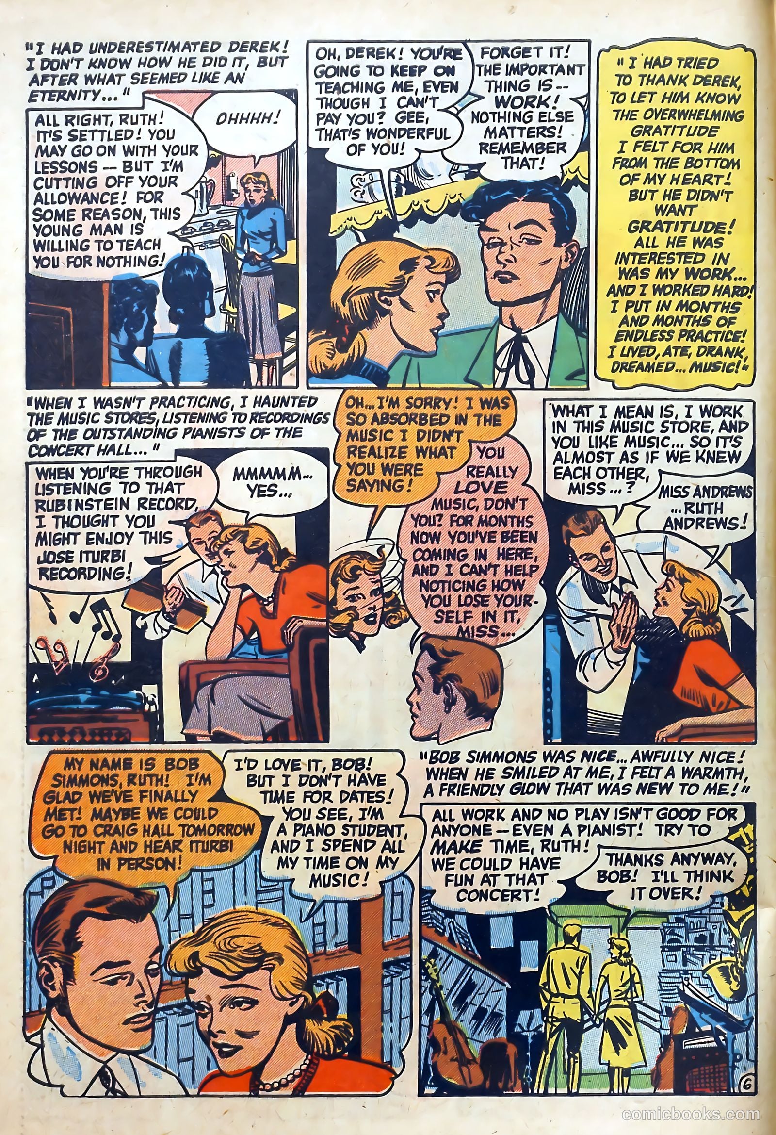 Love Diary #13 (1951) — page 8 of 52