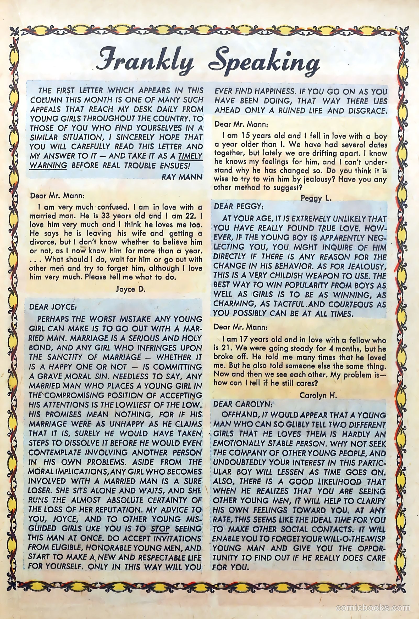 Love Diary #13 (1951) — page 25 of 52