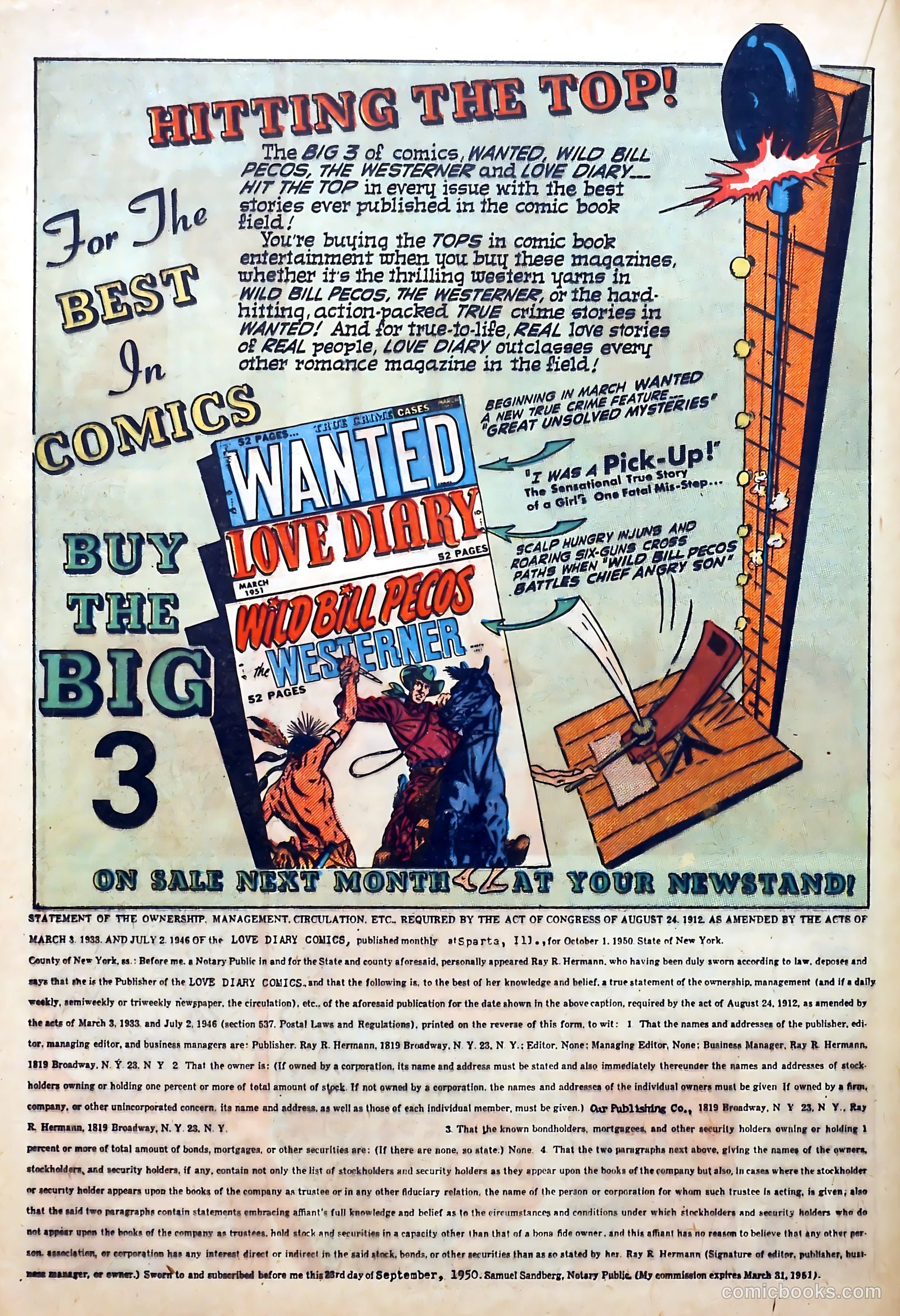 Love Diary #13 (1951) — page 30 of 52