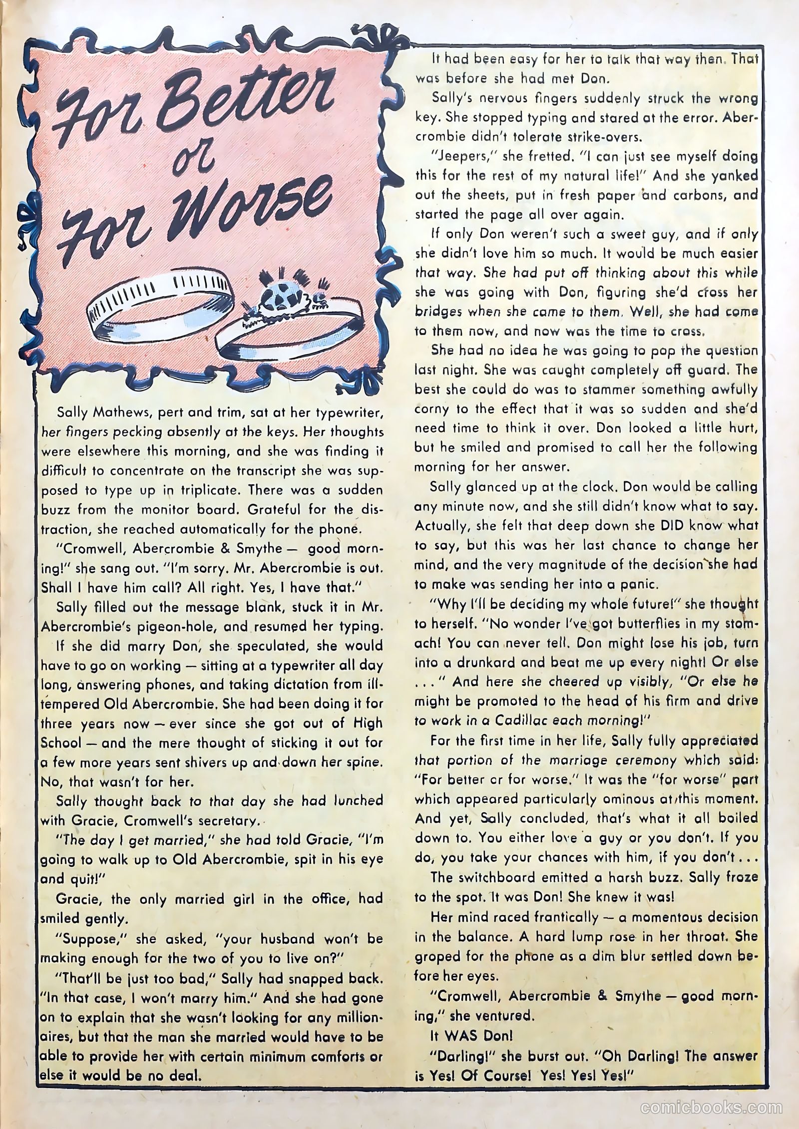 Love Diary #14 (1951) — page 39 of 52