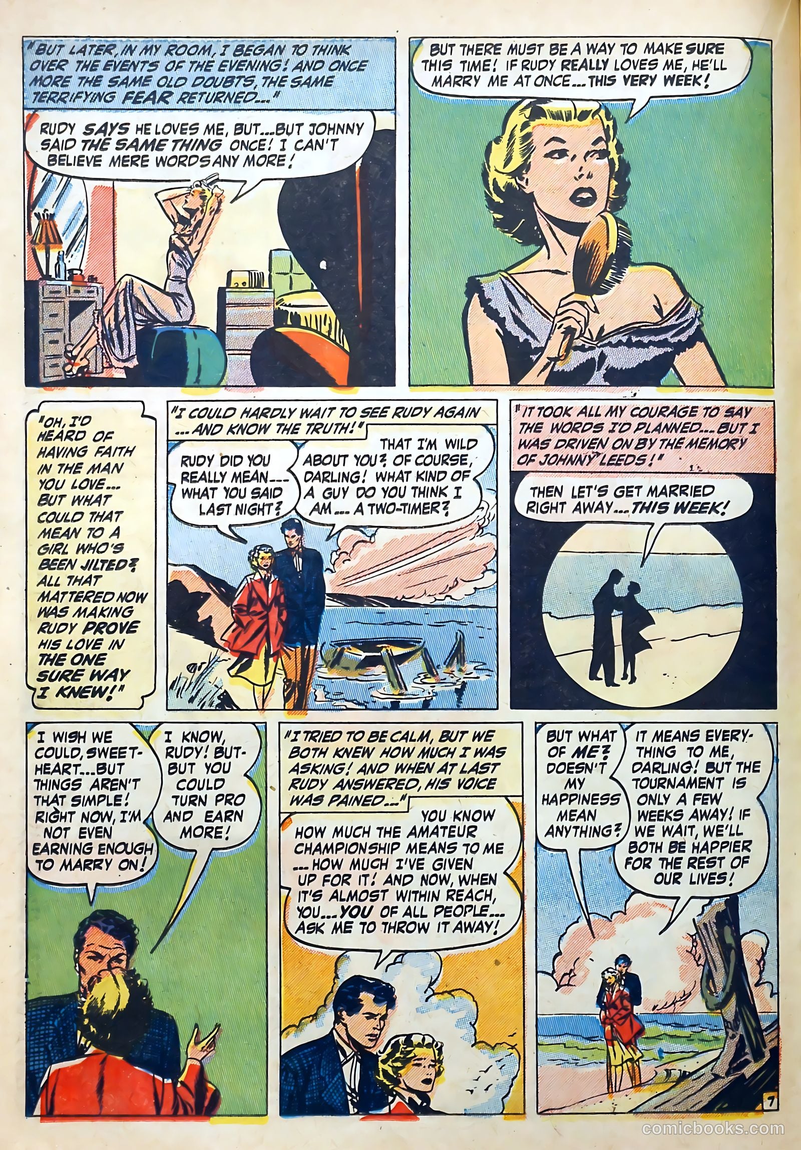 Love Diary #15 (1951) — page 22 of 52